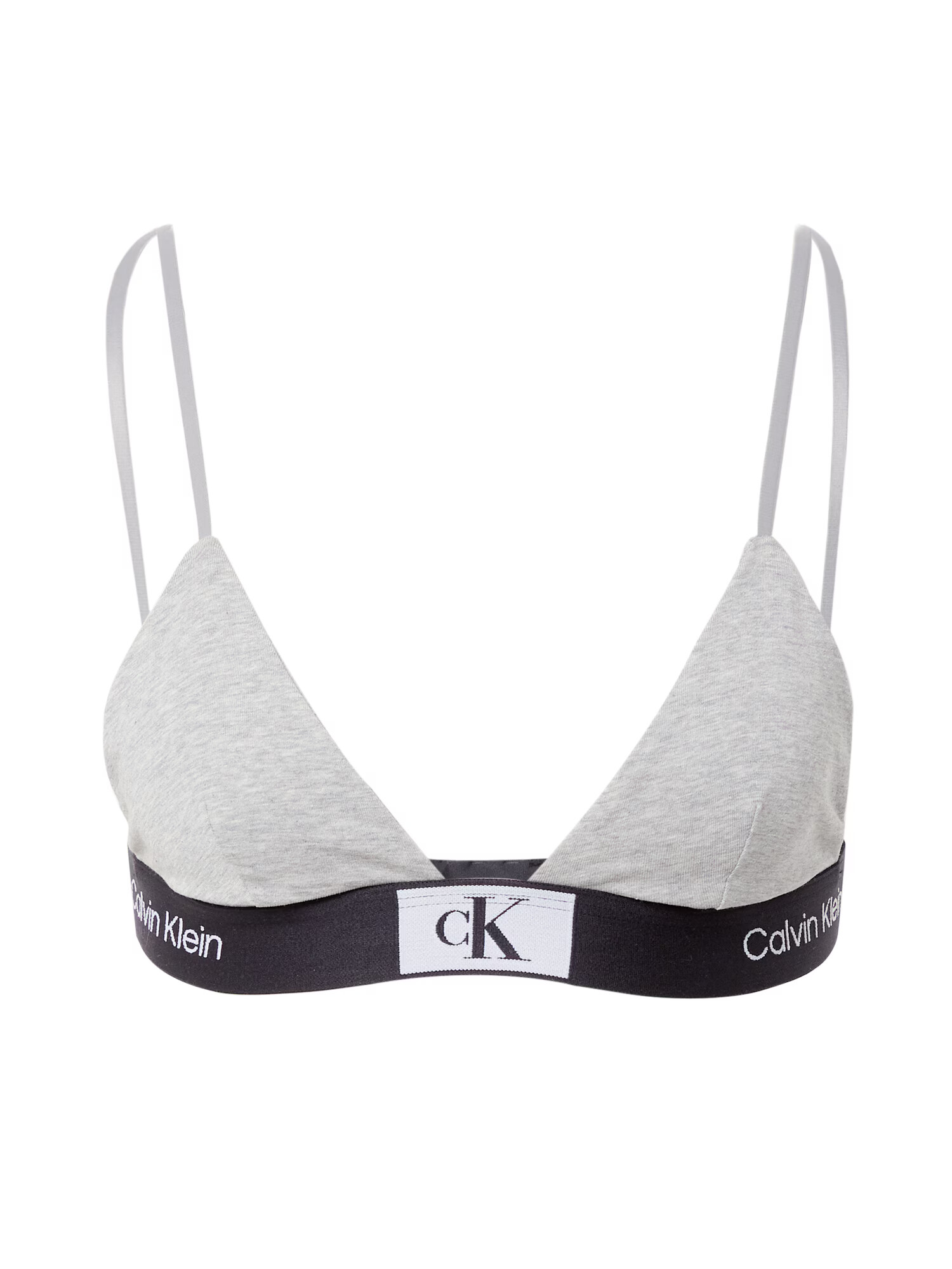 Calvin Klein Underwear Σουτιέν γκρι μελανζέ / μαύρο / λευκό - Pepit.gr