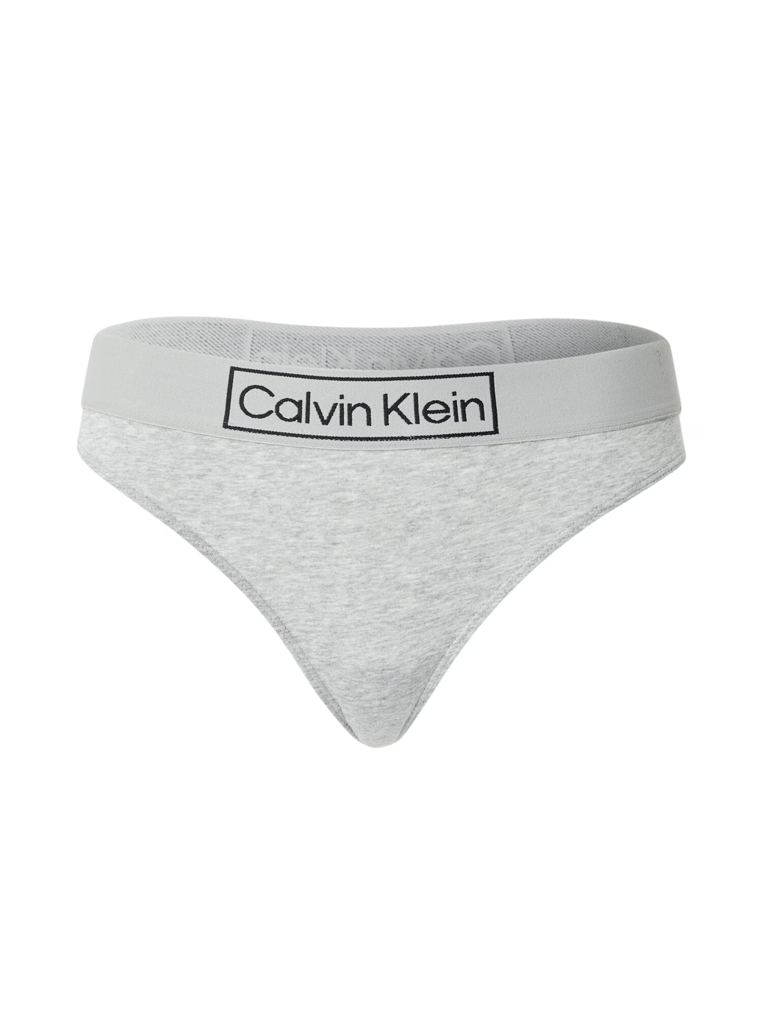 Calvin Klein Underwear Στρινγκ γκρι μελανζέ / μαύρο - Pepit.gr