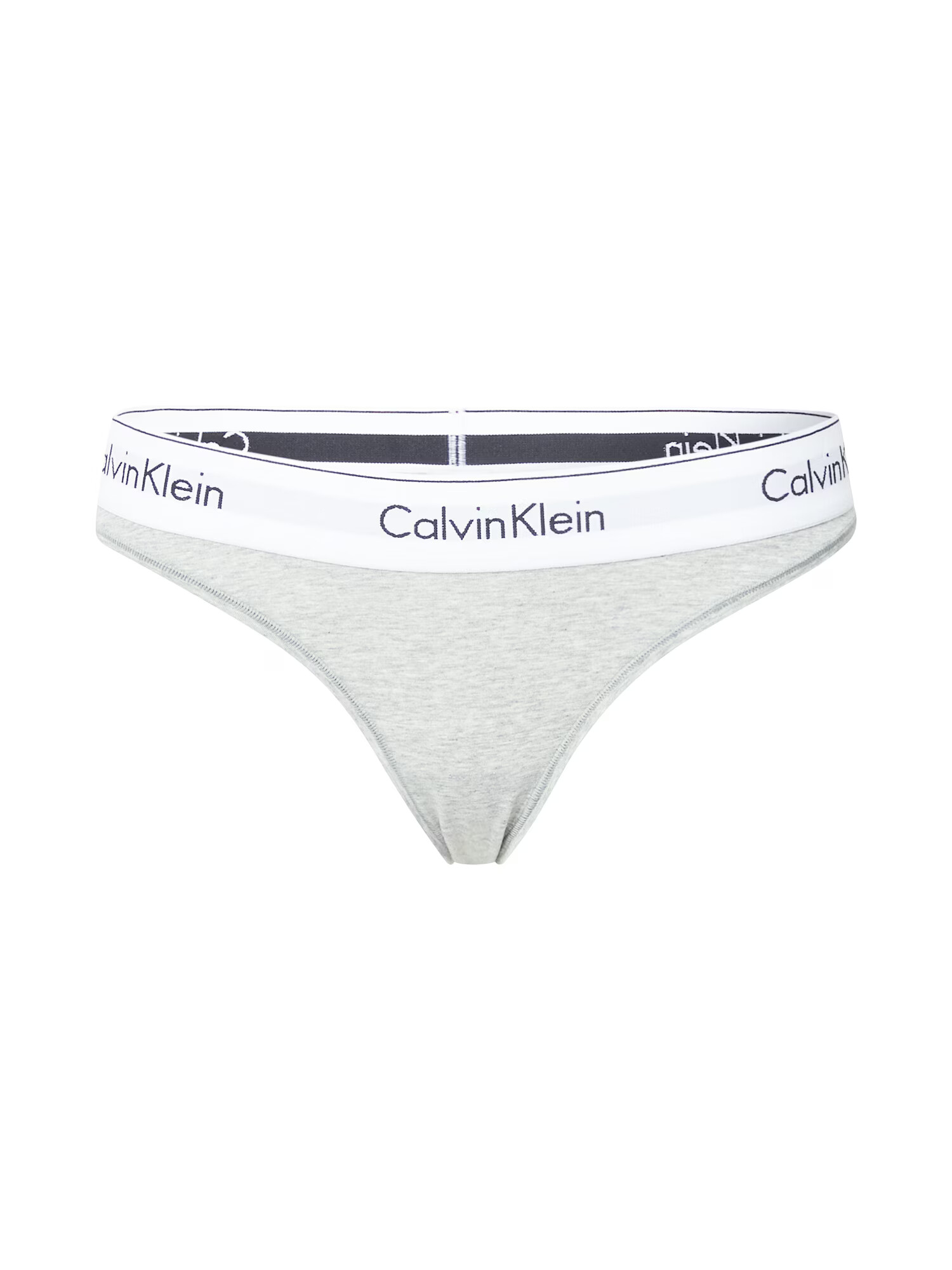 Calvin Klein Underwear Στρινγκ γκρι μελανζέ / μαύρο / λευκό - Pepit.gr