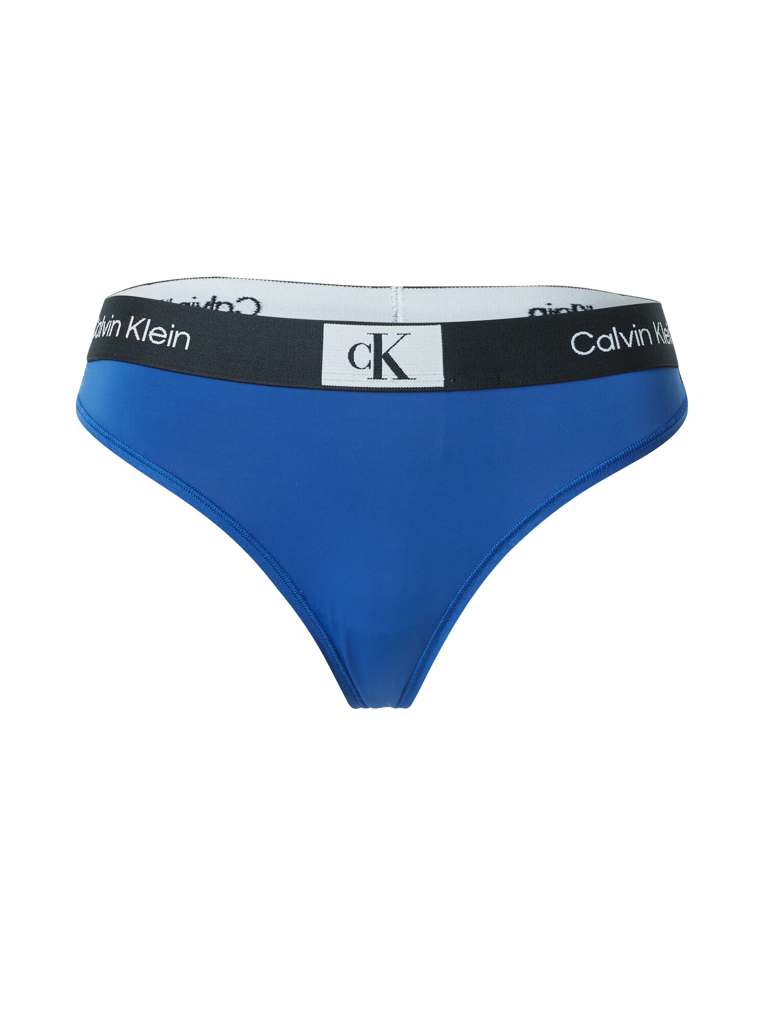 Calvin Klein Underwear Στρινγκ μπλε ρουά / μαύρο / λευκό - Pepit.gr