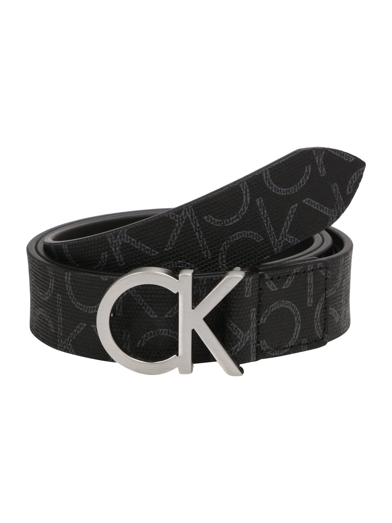 Calvin Klein Ζώνη 'Mono 3' μαύρο / ασημί - Pepit.gr