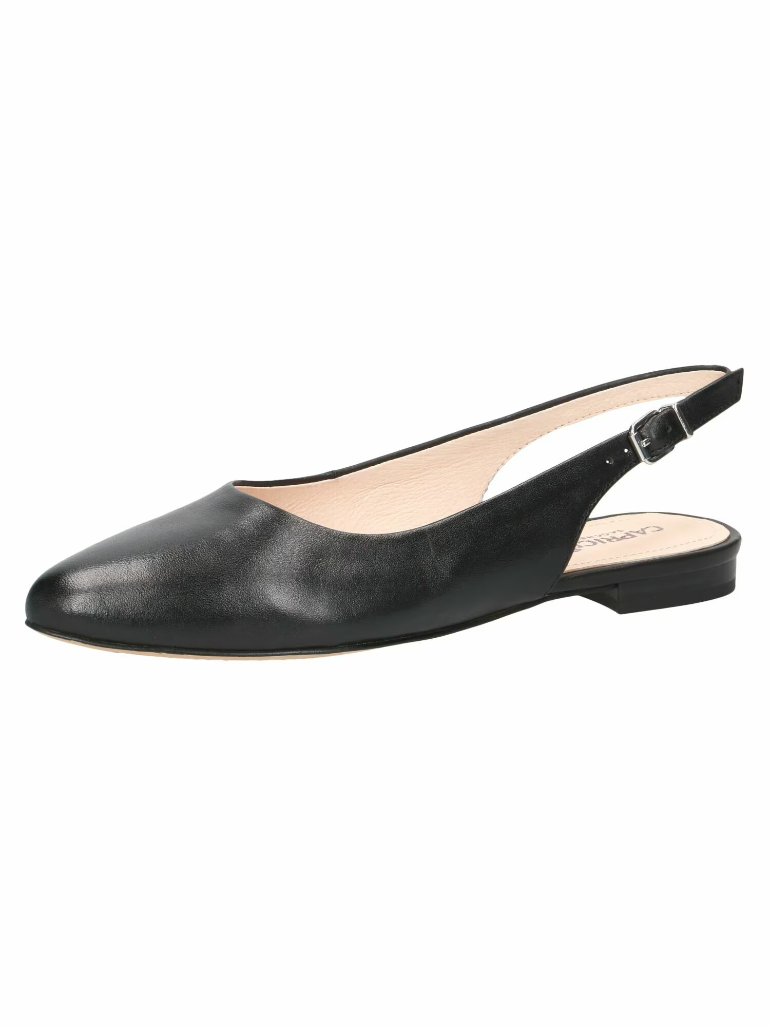 CAPRICE Γόβες slingback μαύρο - Pepit.gr