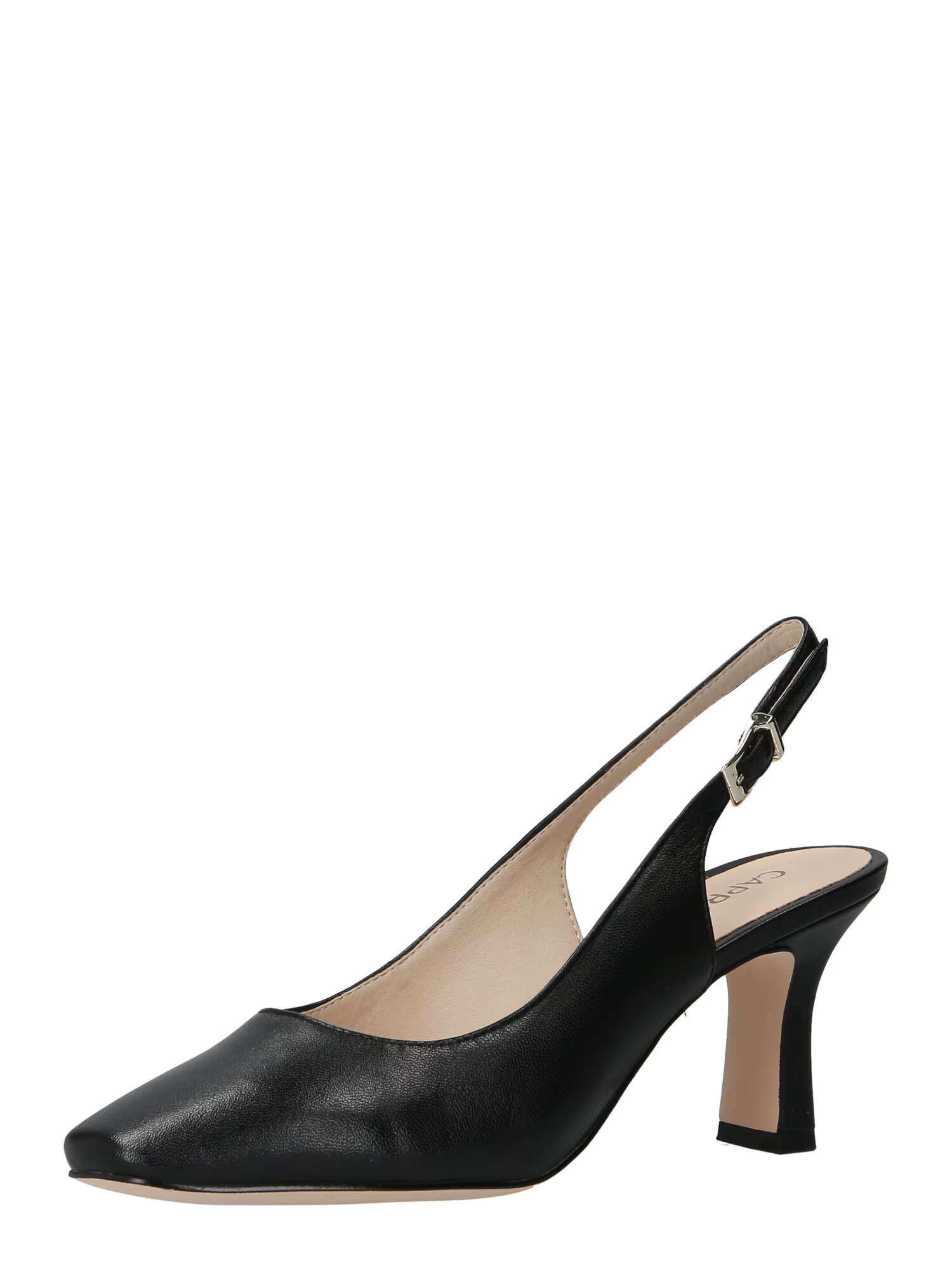 CAPRICE Γόβες slingback μαύρο - Pepit.gr