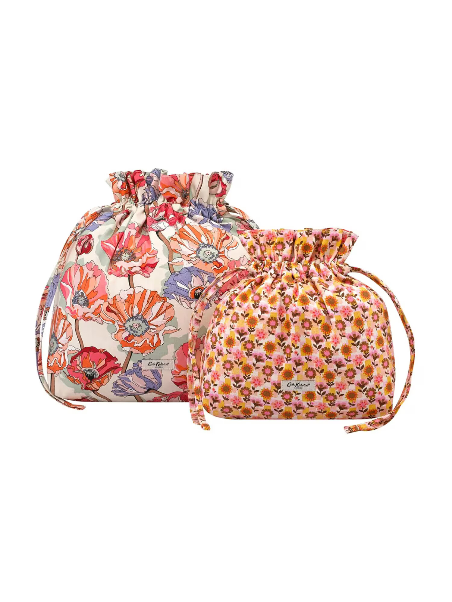 Cath Kidston Τσάντα πουγκί 'The Little Hitch Pouches' ανάμεικτα χρώματα / ροζ - Pepit.gr