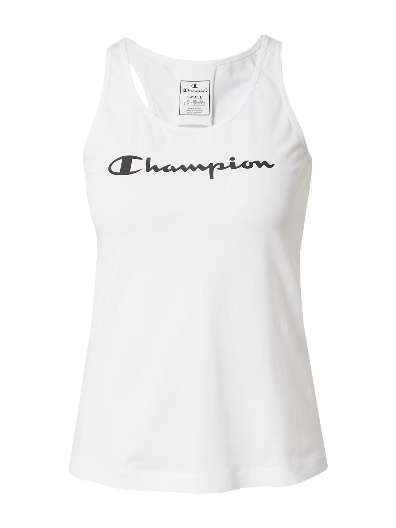 Champion Authentic Athletic Apparel Αθλητικό τοπ μαύρο / λευκό - Pepit.gr