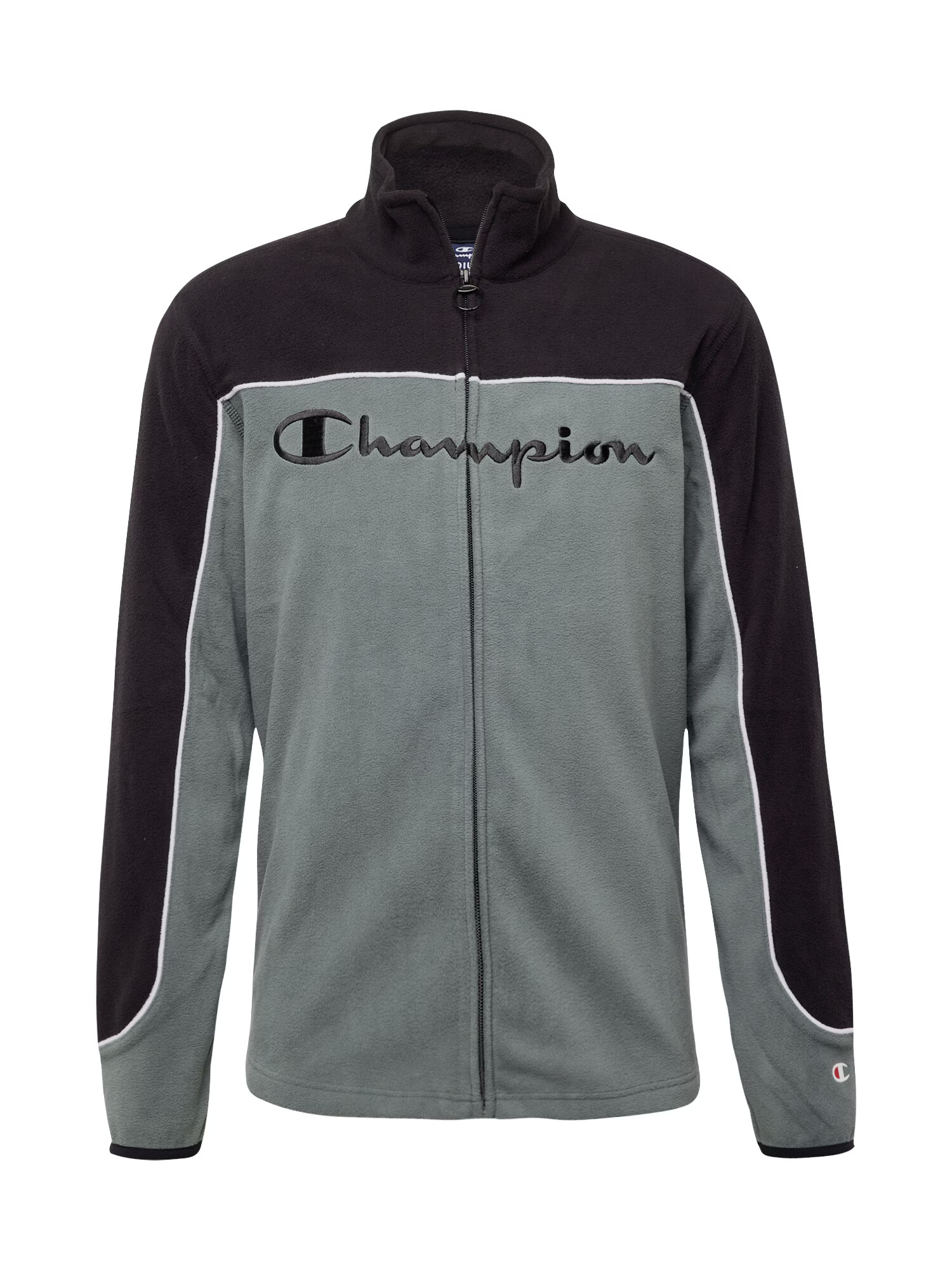 Champion Authentic Athletic Apparel Λειτουργική ζακέτα φλις μέντα / μαύρο / λευκό - Pepit.gr