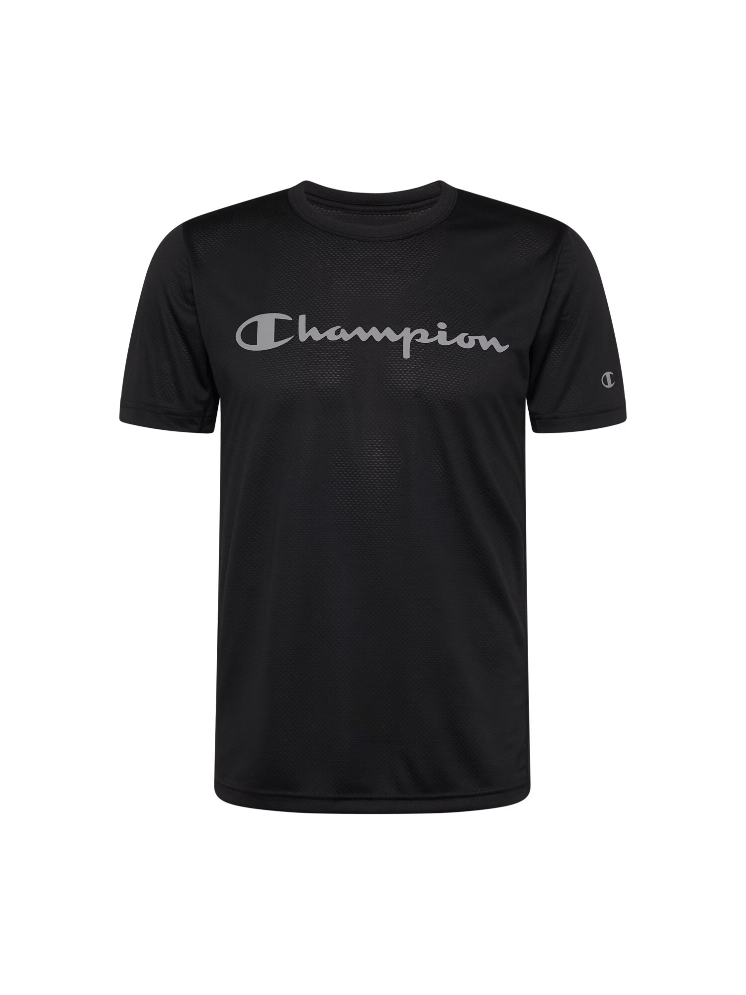 Champion Authentic Athletic Apparel Λειτουργικό μπλουζάκι ανοικτό γκρι / μαύρο - Pepit.gr