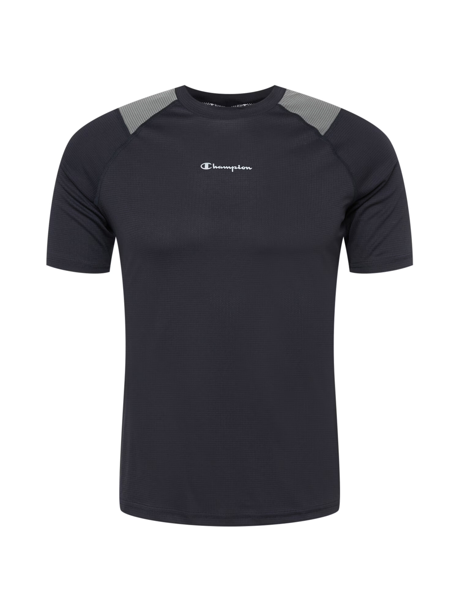 Champion Authentic Athletic Apparel Λειτουργικό μπλουζάκι γκρι / μαύρο / λευκό - Pepit.gr