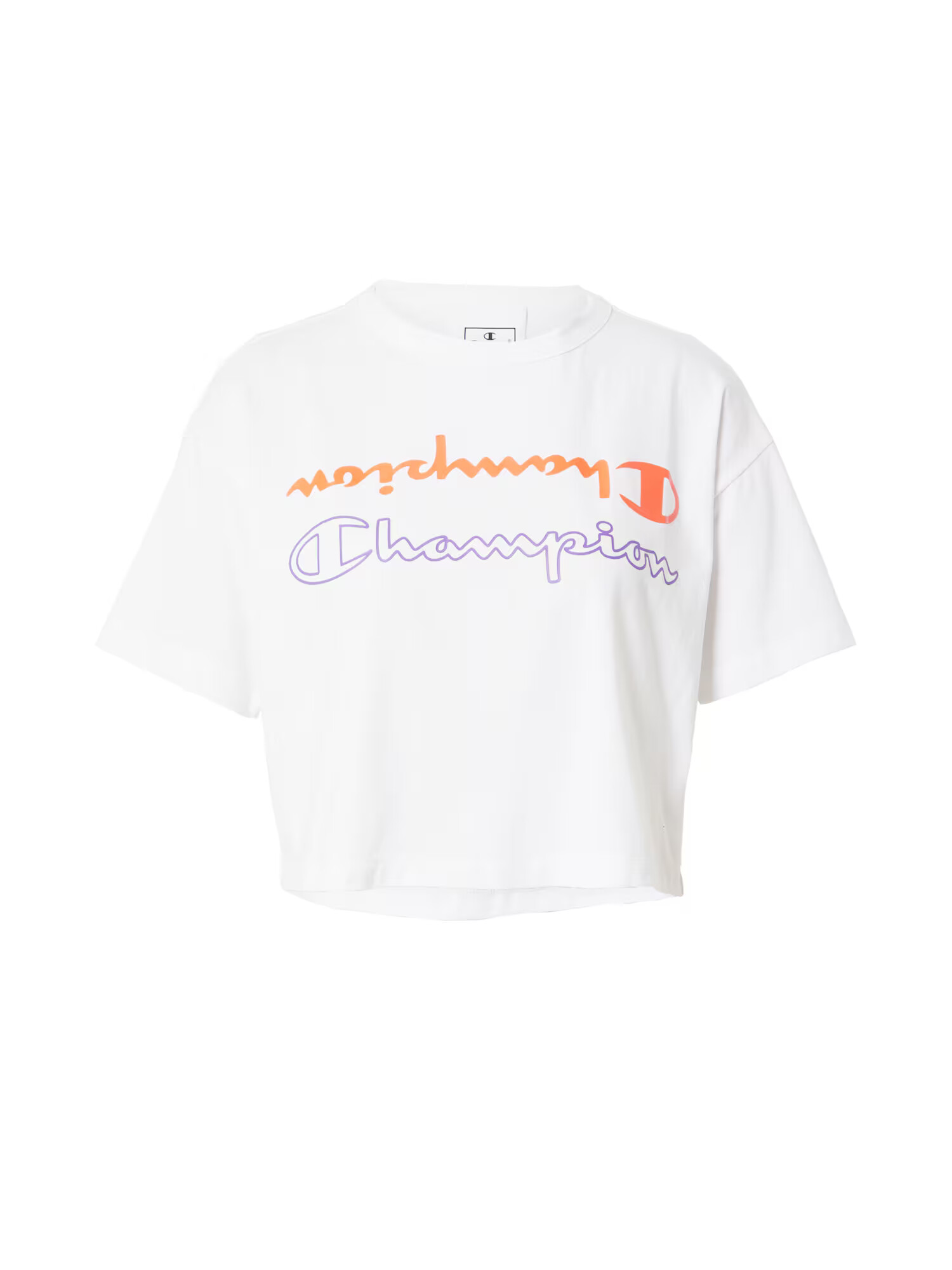 Champion Authentic Athletic Apparel Λειτουργικό μπλουζάκι λιλά / πορτοκαλί / λευκό - Pepit.gr