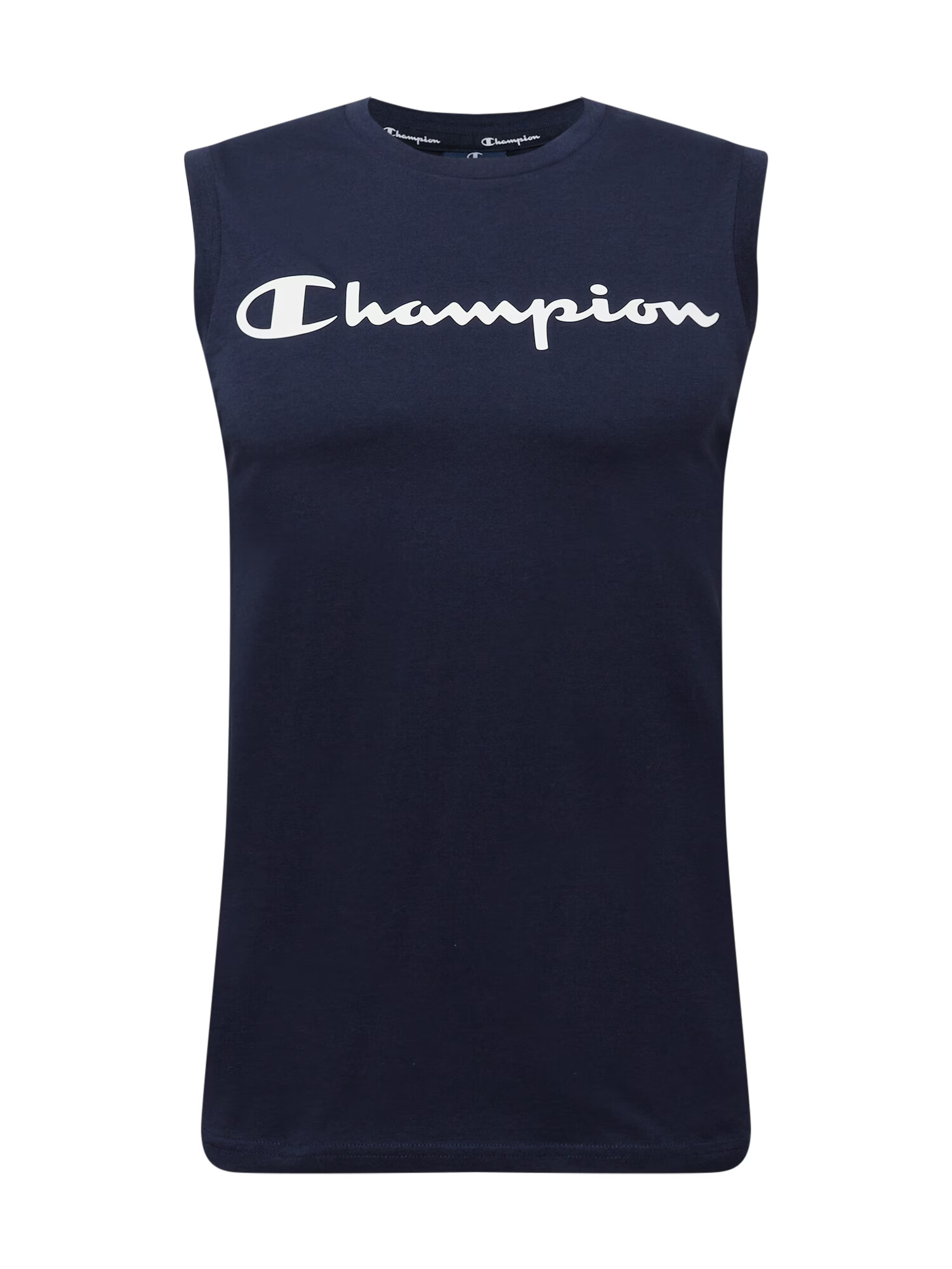 Champion Authentic Athletic Apparel Λειτουργικό μπλουζάκι ναυτικό μπλε / λευκό - Pepit.gr