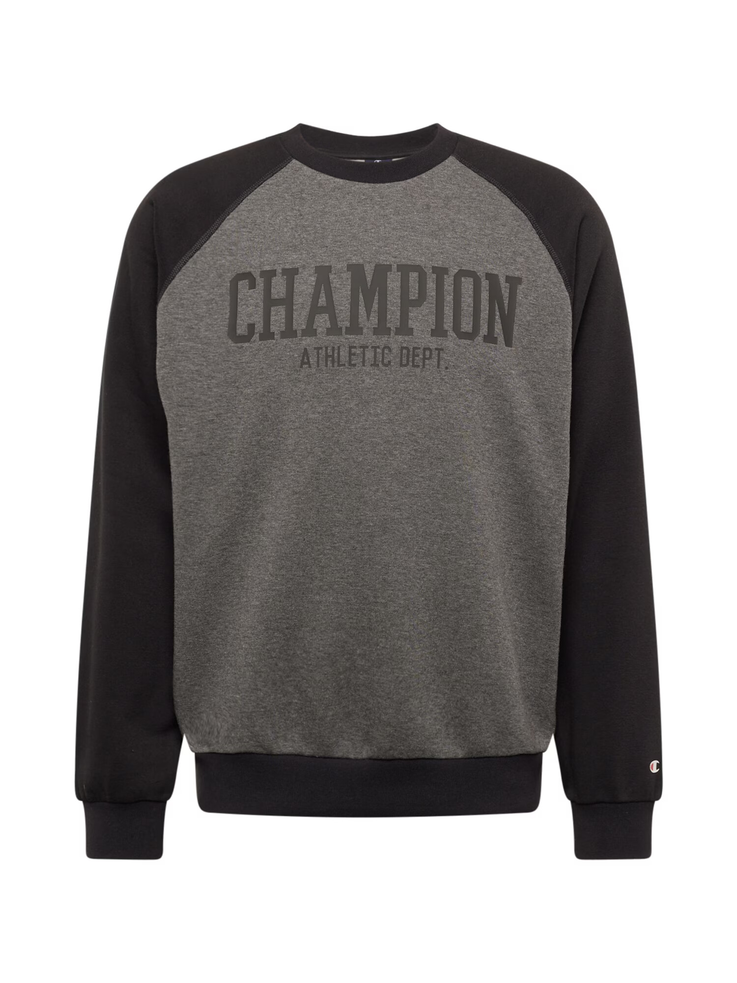 Champion Authentic Athletic Apparel Μπλούζα φούτερ ανθρακί / γκρι μελανζέ / μαύρο / λευκό - Pepit.gr