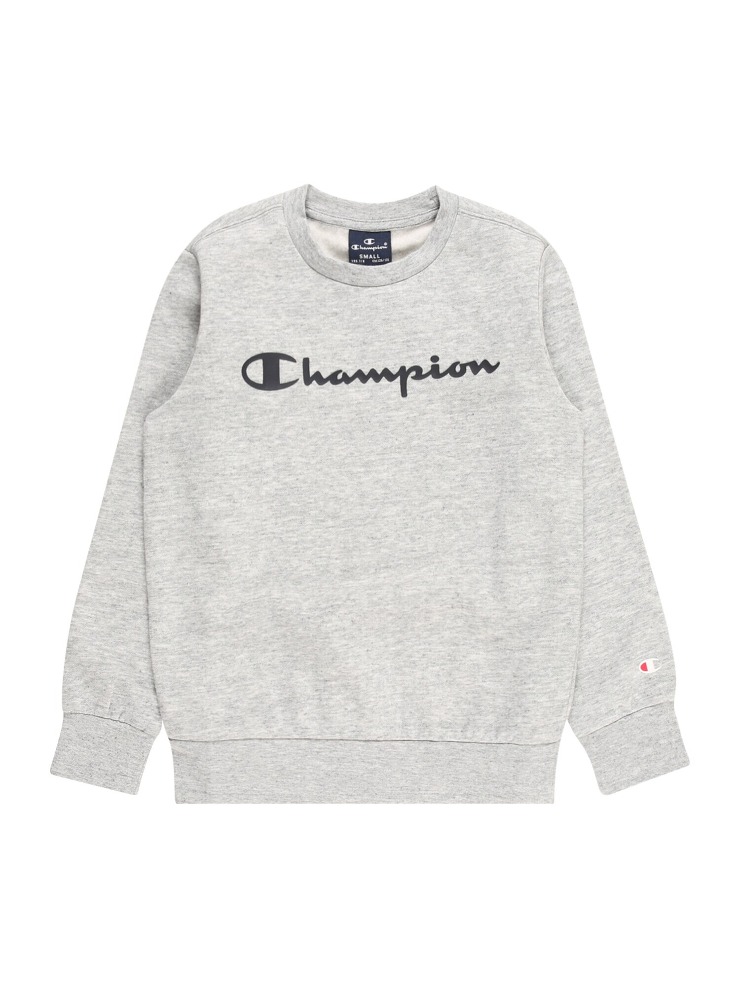 Champion Authentic Athletic Apparel Μπλούζα φούτερ γκρι μελανζέ / μαύρο - Pepit.gr