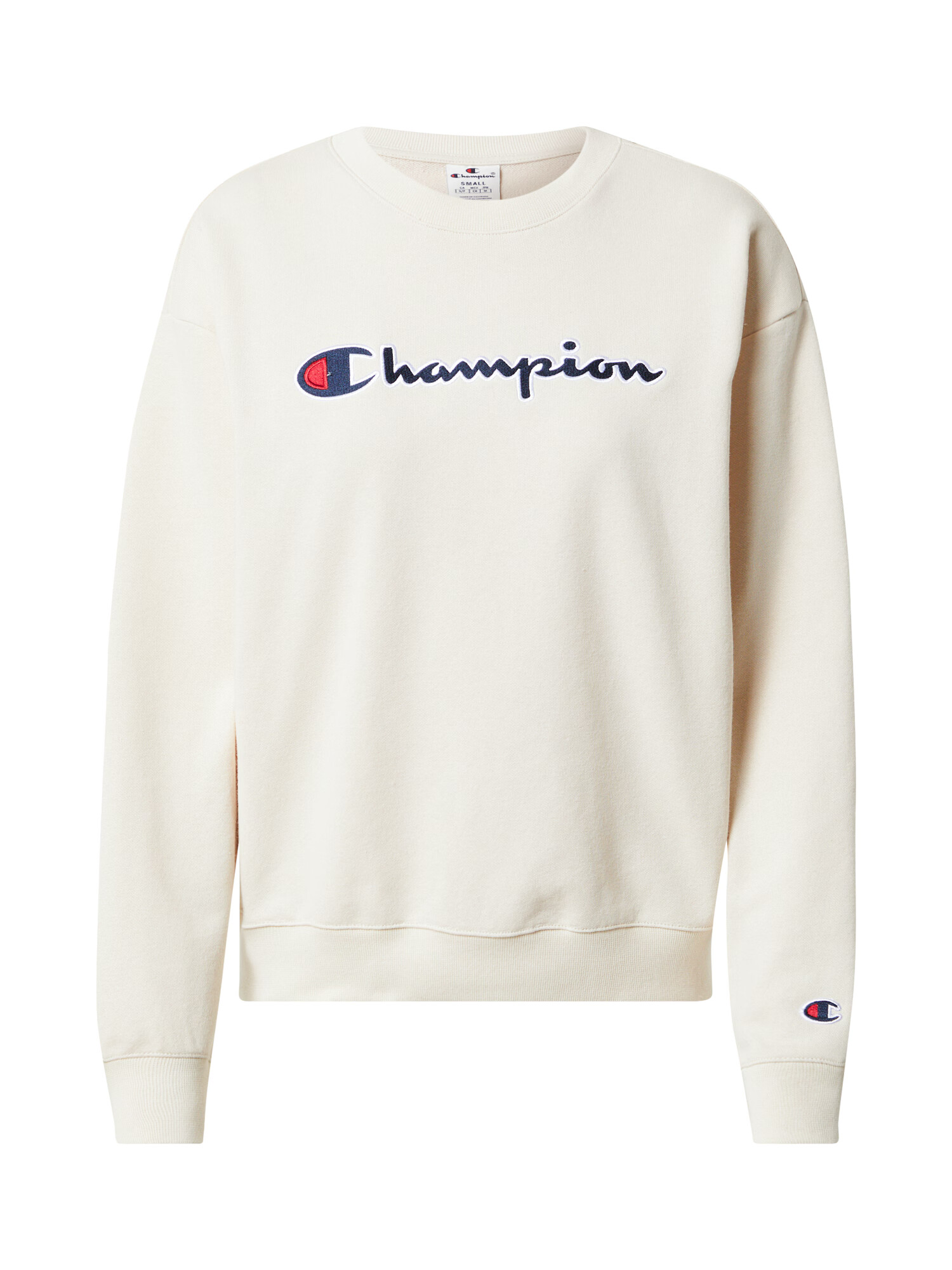 Champion Authentic Athletic Apparel Μπλούζα φούτερ κρεμ / ναυτικό μπλε / κόκκινο - Pepit.gr