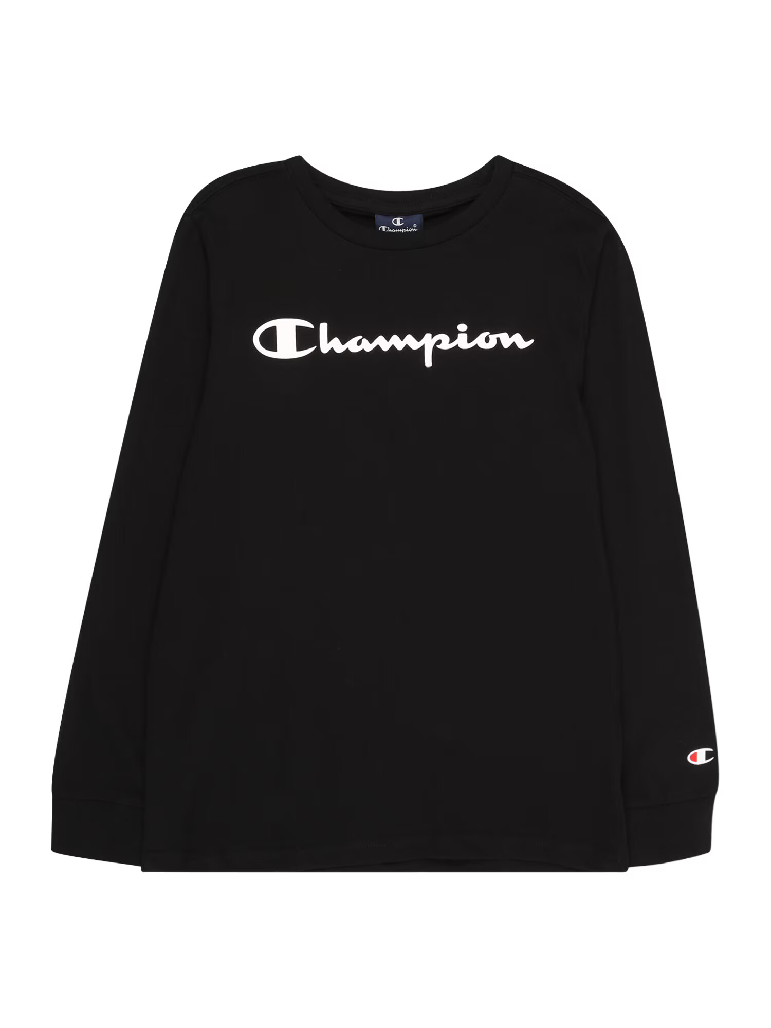 Champion Authentic Athletic Apparel Μπλούζα φούτερ μαύρο / λευκό - Pepit.gr