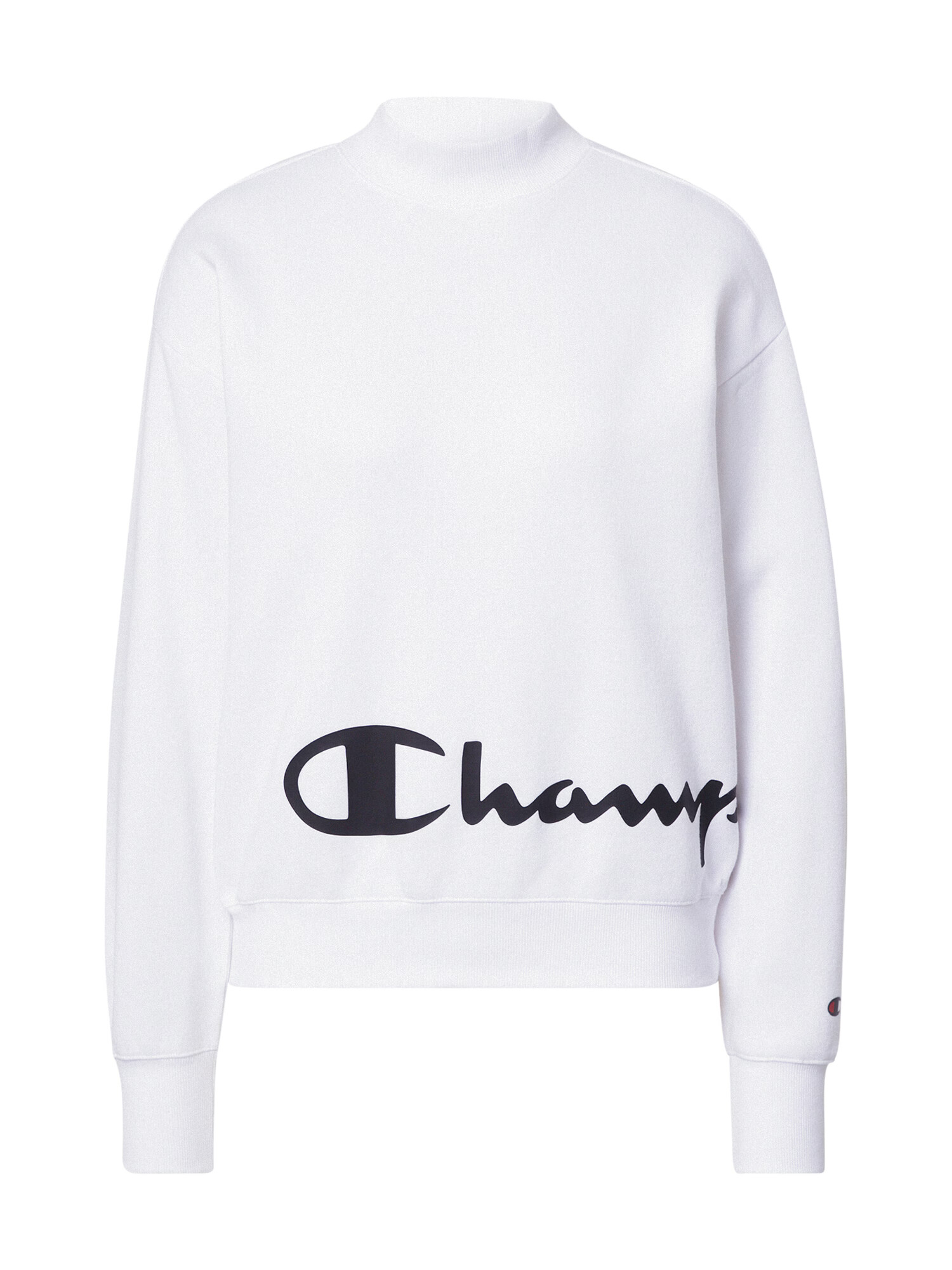 Champion Authentic Athletic Apparel Μπλούζα φούτερ μαύρο / λευκό - Pepit.gr