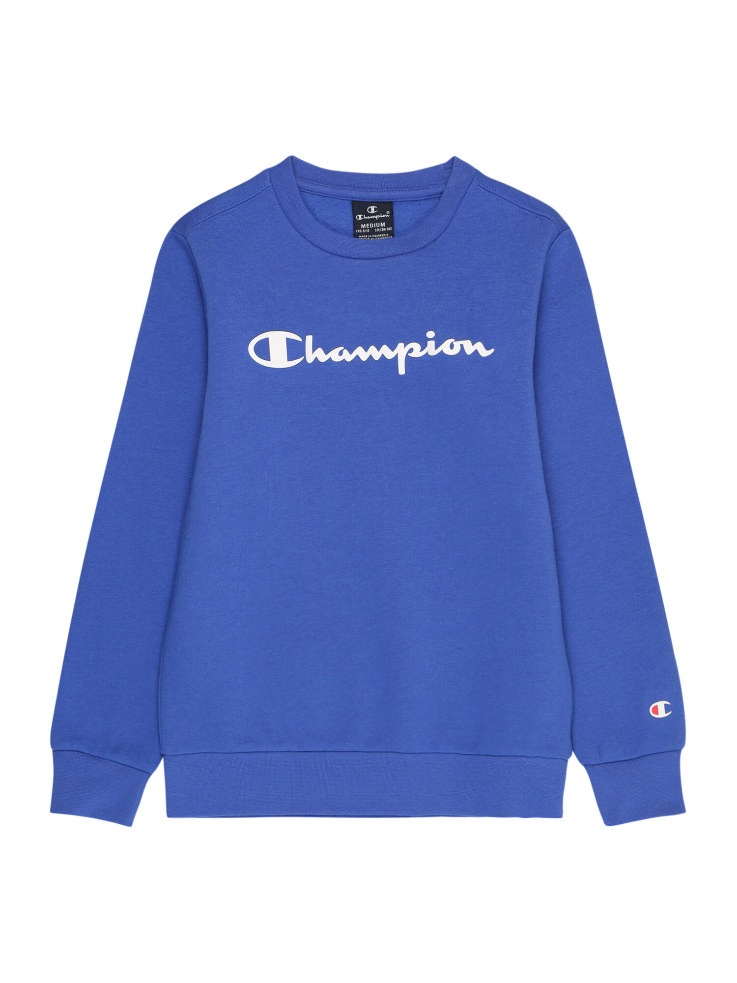 Champion Authentic Athletic Apparel Μπλούζα φούτερ μπλε / λευκό - Pepit.gr