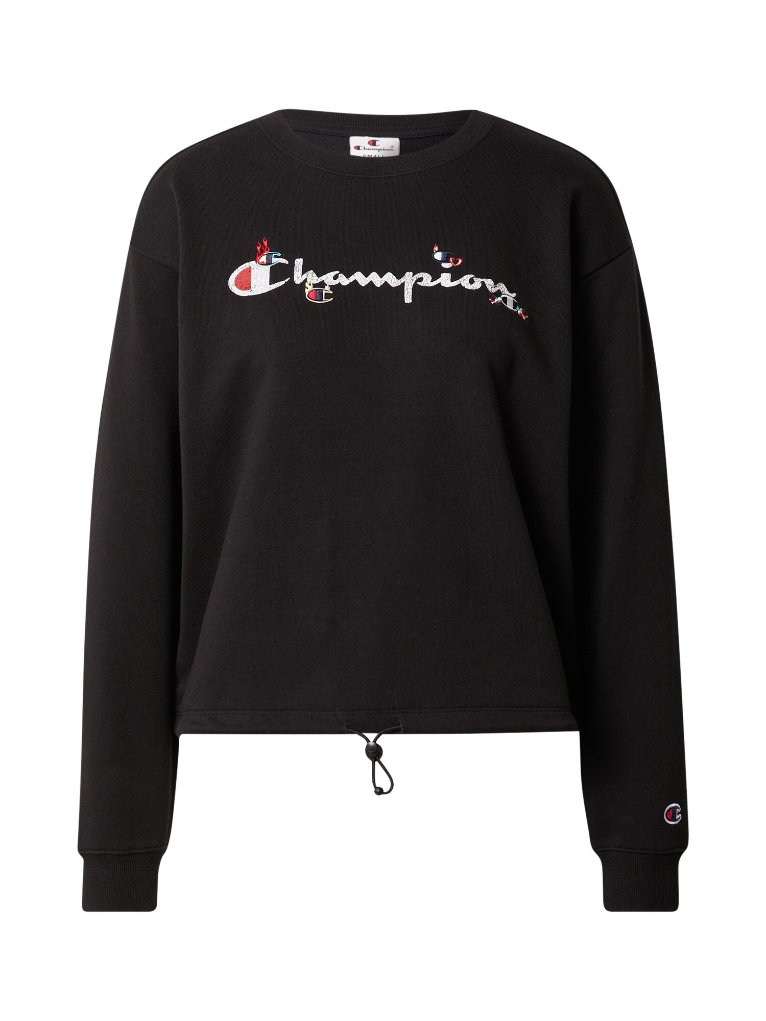 Champion Authentic Athletic Apparel Μπλούζα φούτερ μπλε μαρέν / ανοικτό κίτρινο / κόκκινο / μαύρο / λευκό μελανζέ - Pepit.gr