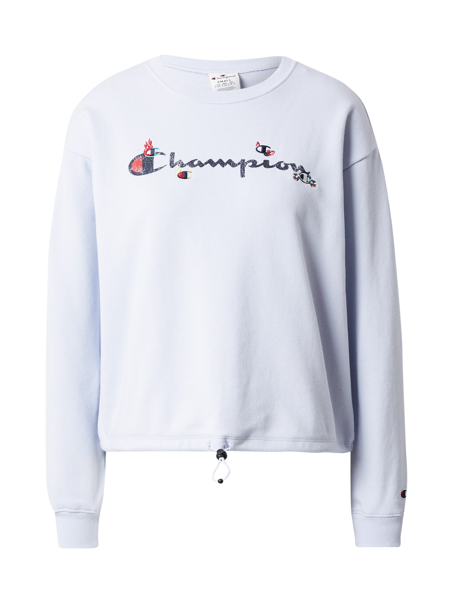 Champion Authentic Athletic Apparel Μπλούζα φούτερ ναυτικό μπλε / γαλάζιο / κόκκινο φωτιάς - Pepit.gr