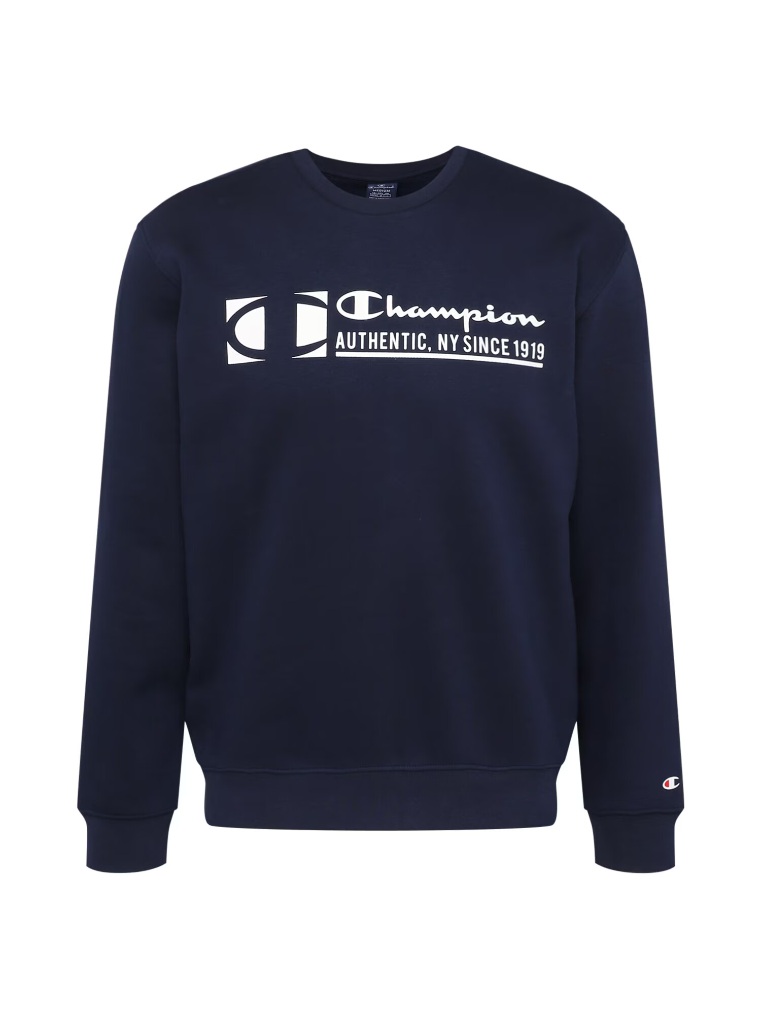 Champion Authentic Athletic Apparel Μπλούζα φούτερ ναυτικό μπλε / κόκκινο φωτιάς / λευκό - Pepit.gr