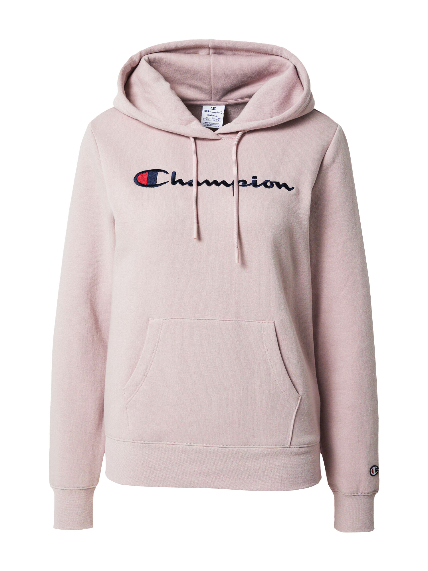 Champion Authentic Athletic Apparel Μπλούζα φούτερ 'Classic' ναυτικό μπλε / ροζ παστέλ / κόκκινο - Pepit.gr