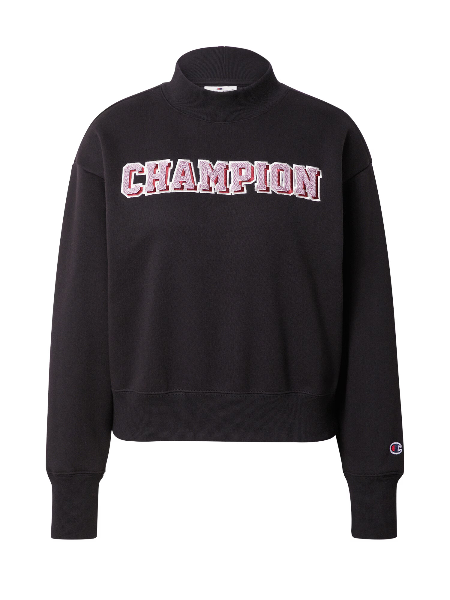 Champion Authentic Athletic Apparel Μπλούζα φούτερ ροζ / μαύρο / λευκό - Pepit.gr