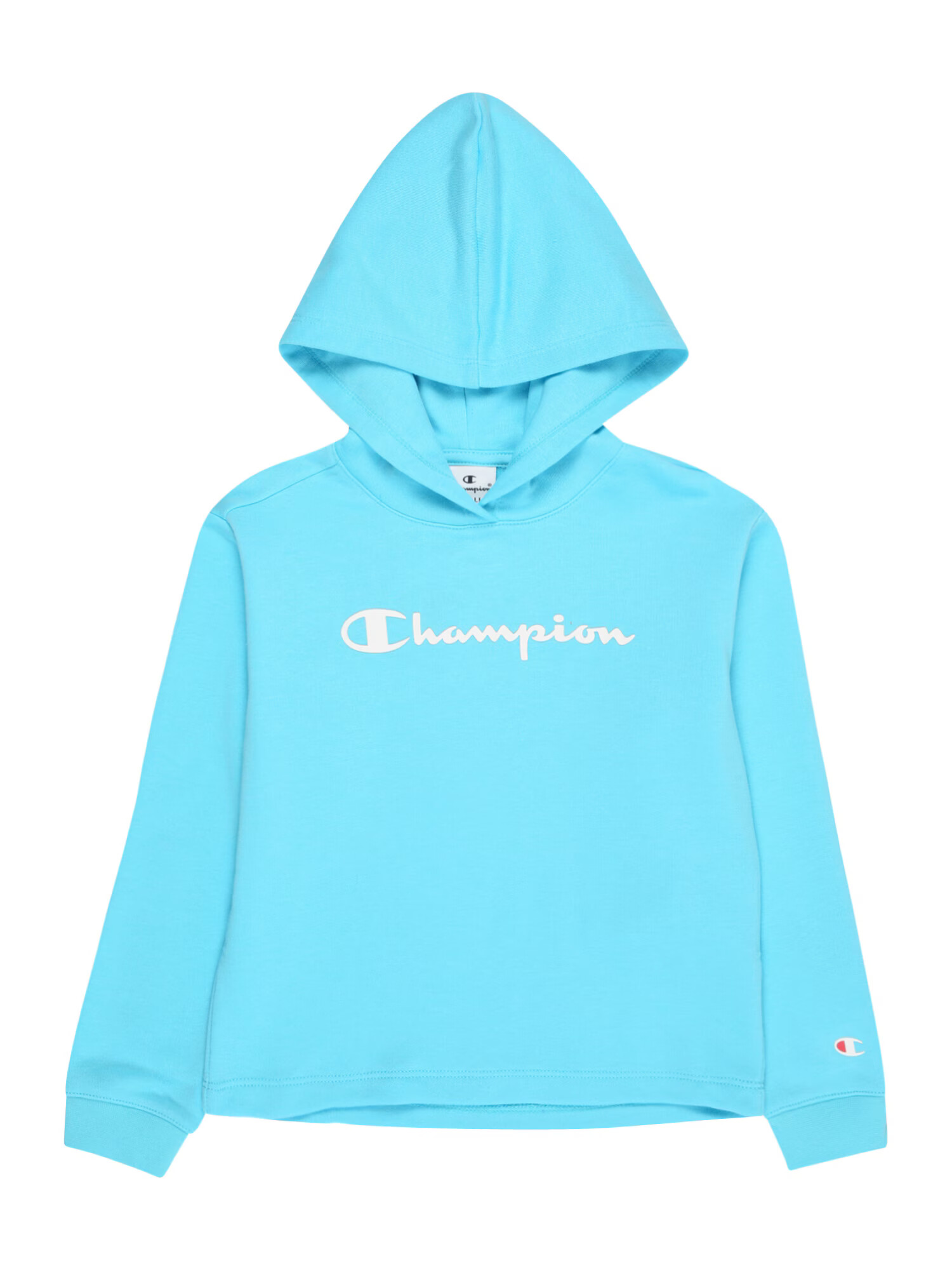 Champion Authentic Athletic Apparel Μπλούζα φούτερ τιρκουάζ / κόκκινο φωτιάς / λευκό - Pepit.gr