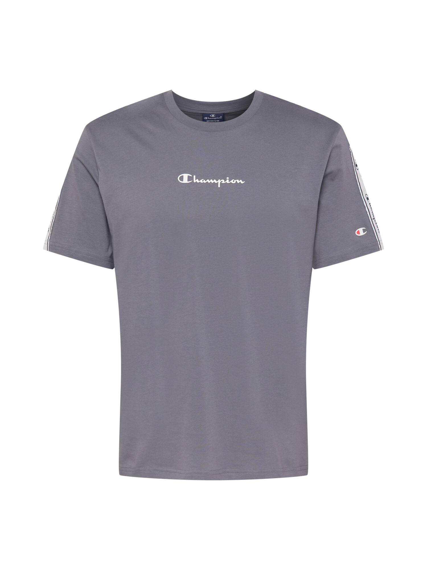 Champion Authentic Athletic Apparel Μπλουζάκι γκρι / κόκκινο / μαύρο / λευκό - Pepit.gr