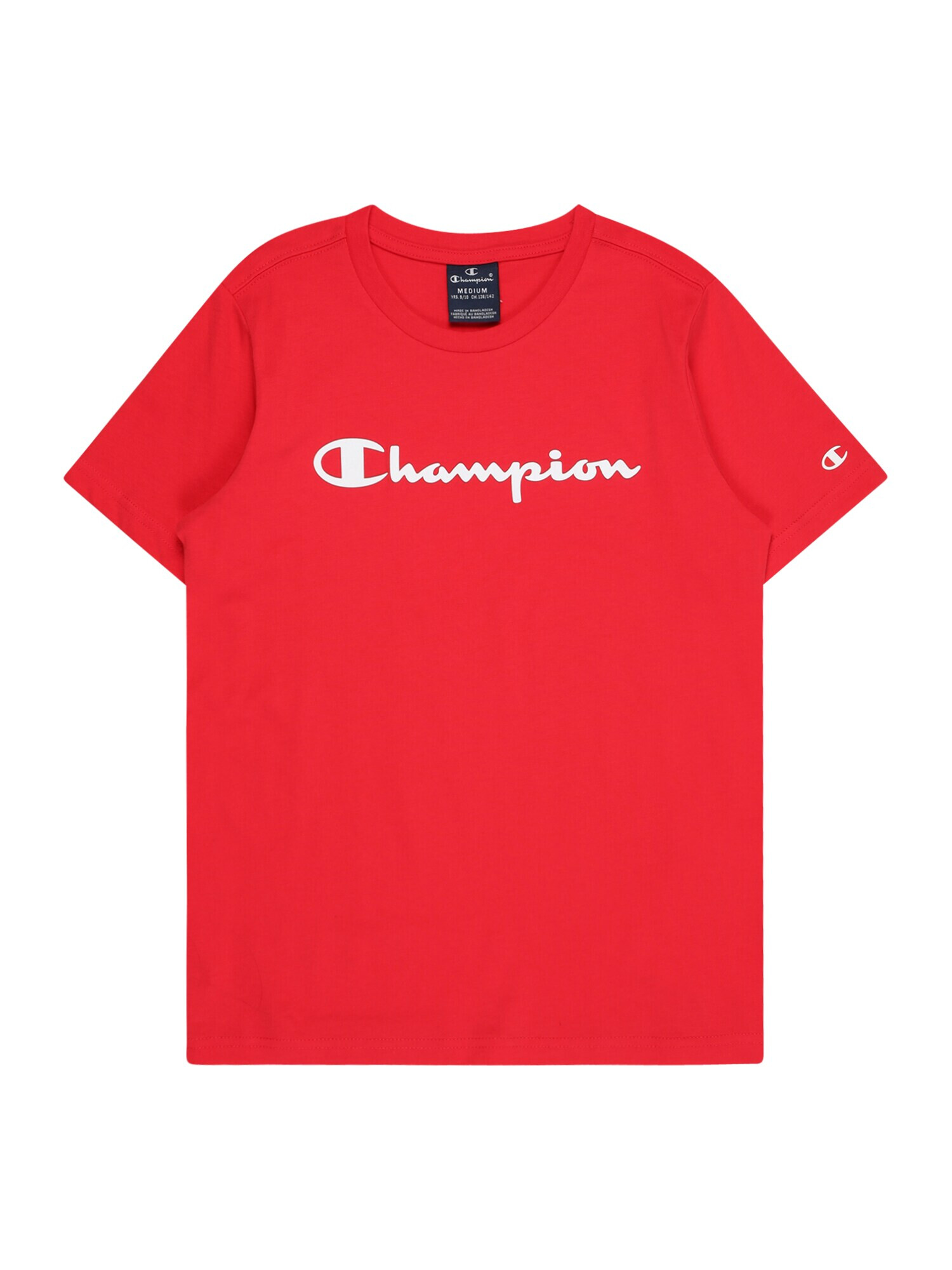 Champion Authentic Athletic Apparel Μπλουζάκι κόκκινο / λευκό - Pepit.gr