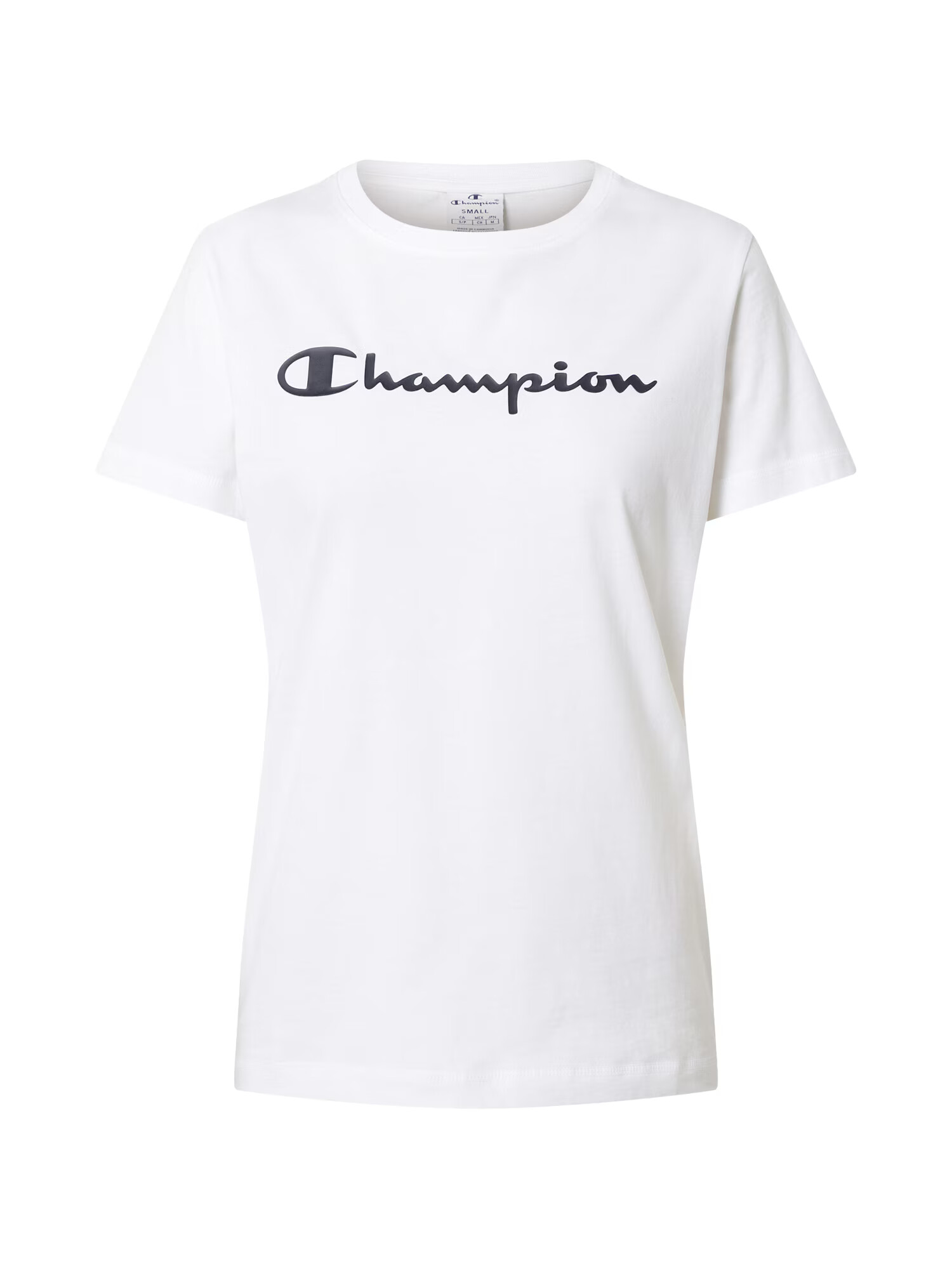 Champion Authentic Athletic Apparel Μπλουζάκι μαύρο / λευκό - Pepit.gr