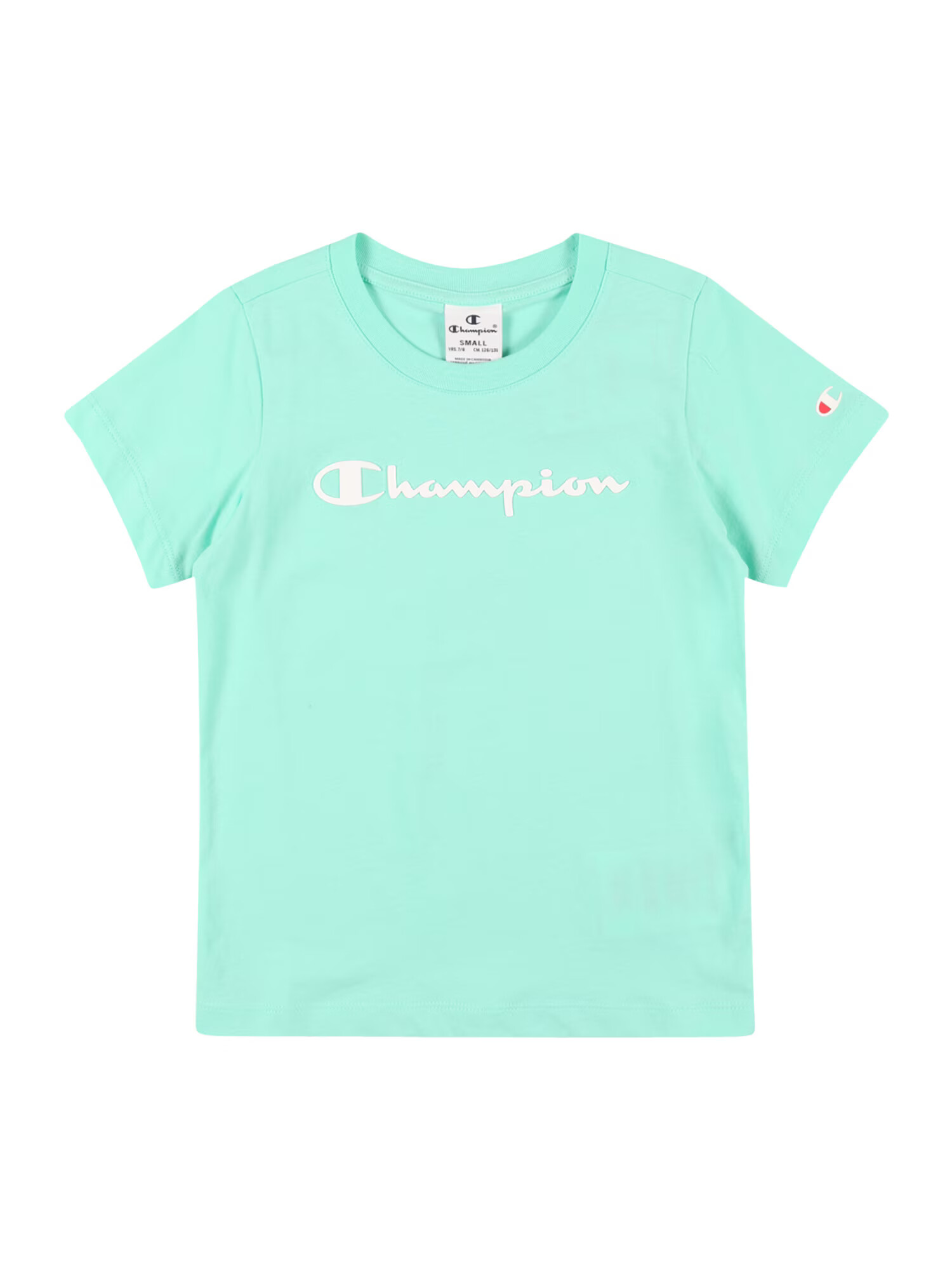 Champion Authentic Athletic Apparel Μπλουζάκι μέντα / λευκό - Pepit.gr