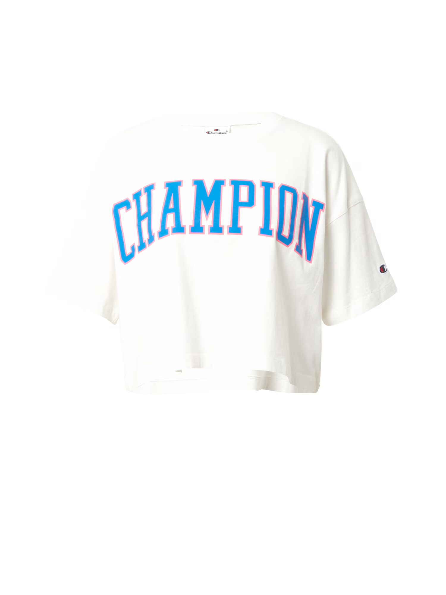 Champion Authentic Athletic Apparel Μπλουζάκι μπλε / σκούρο μπλε / ανοικτό ροζ / λευκό - Pepit.gr