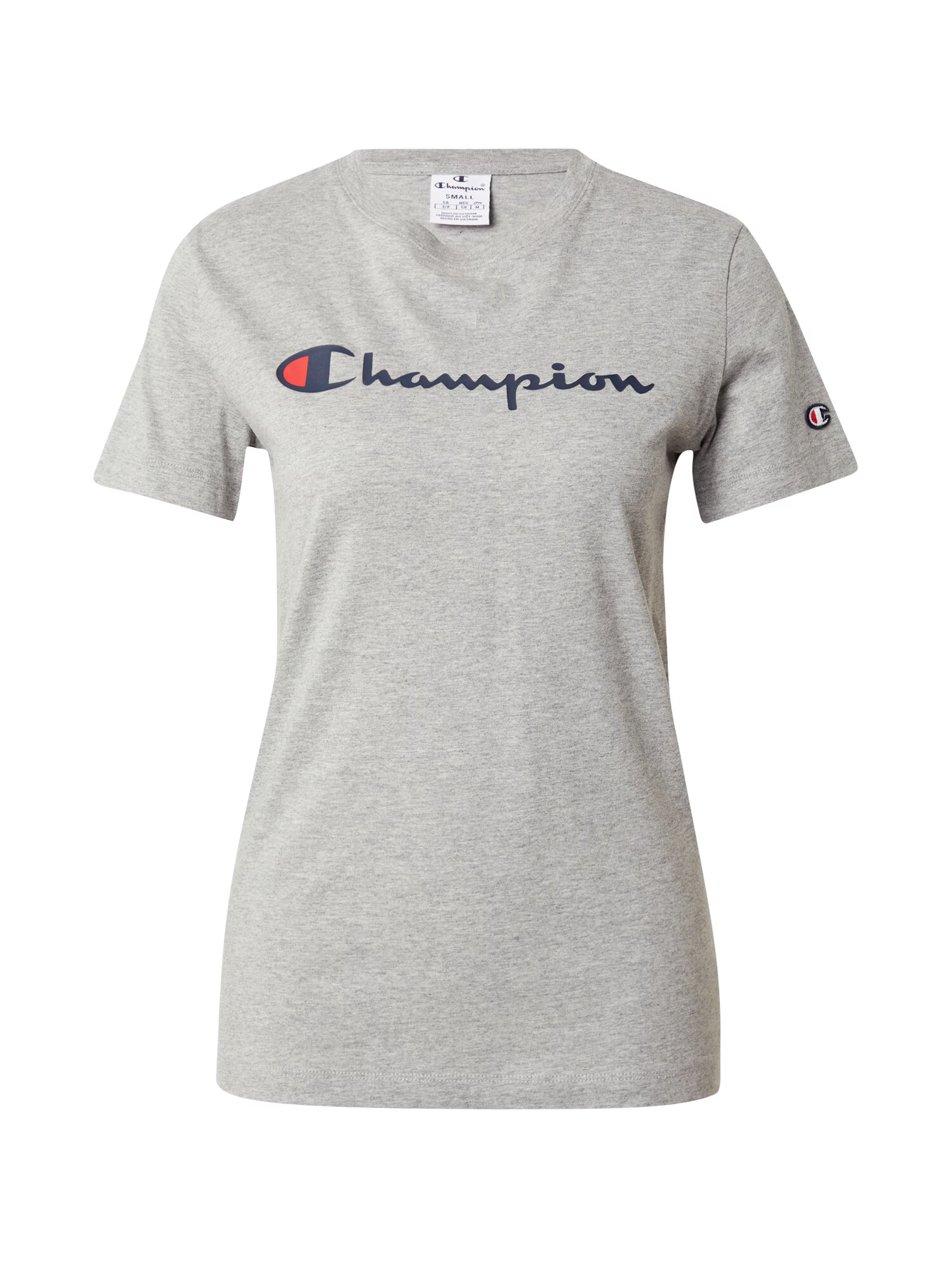 Champion Authentic Athletic Apparel Μπλουζάκι ναυτικό μπλε / γκρι μελανζέ / κόκκινο / λευκό - Pepit.gr