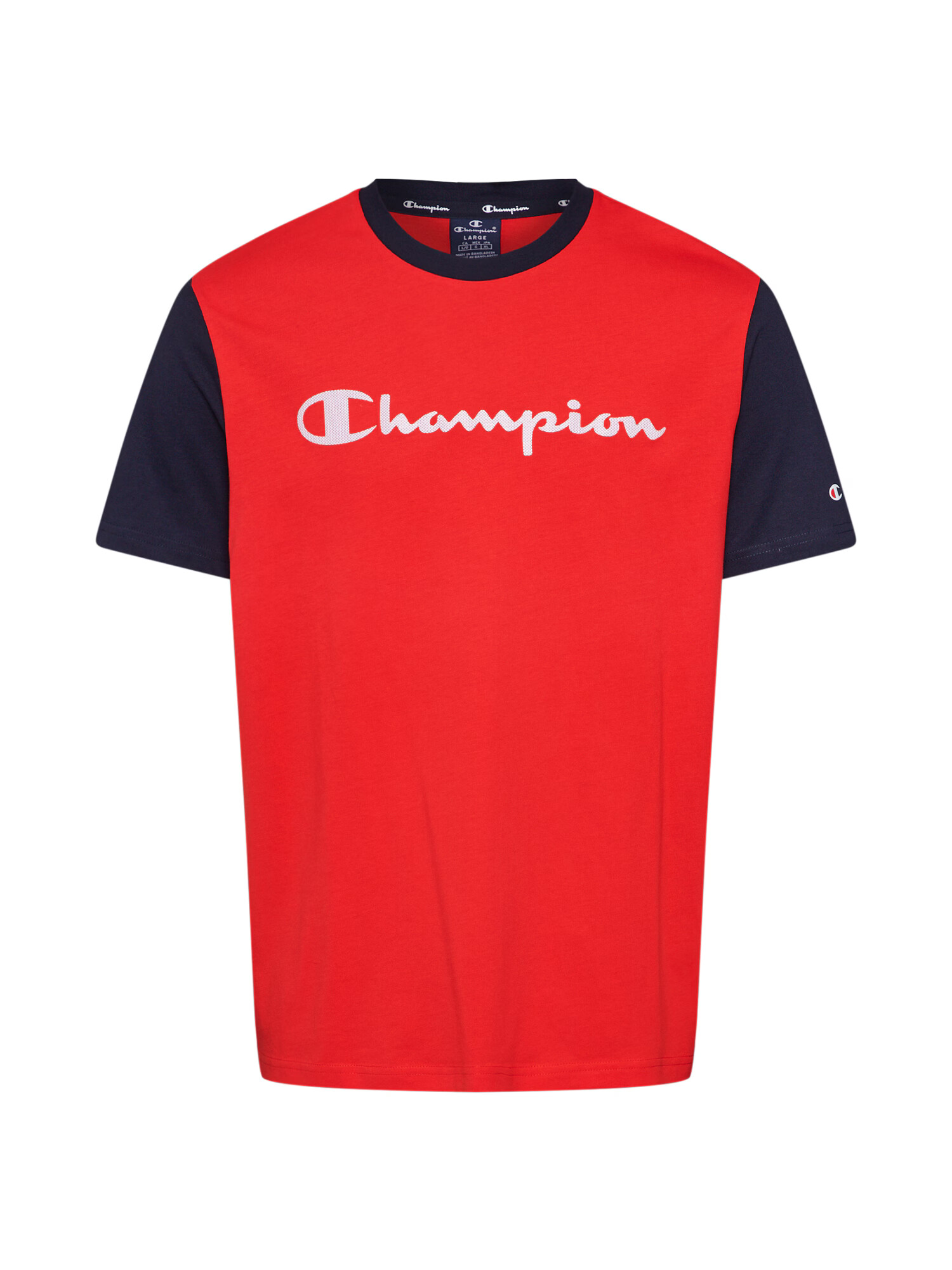 Champion Authentic Athletic Apparel Μπλουζάκι ναυτικό μπλε / κόκκινο / λευκό - Pepit.gr