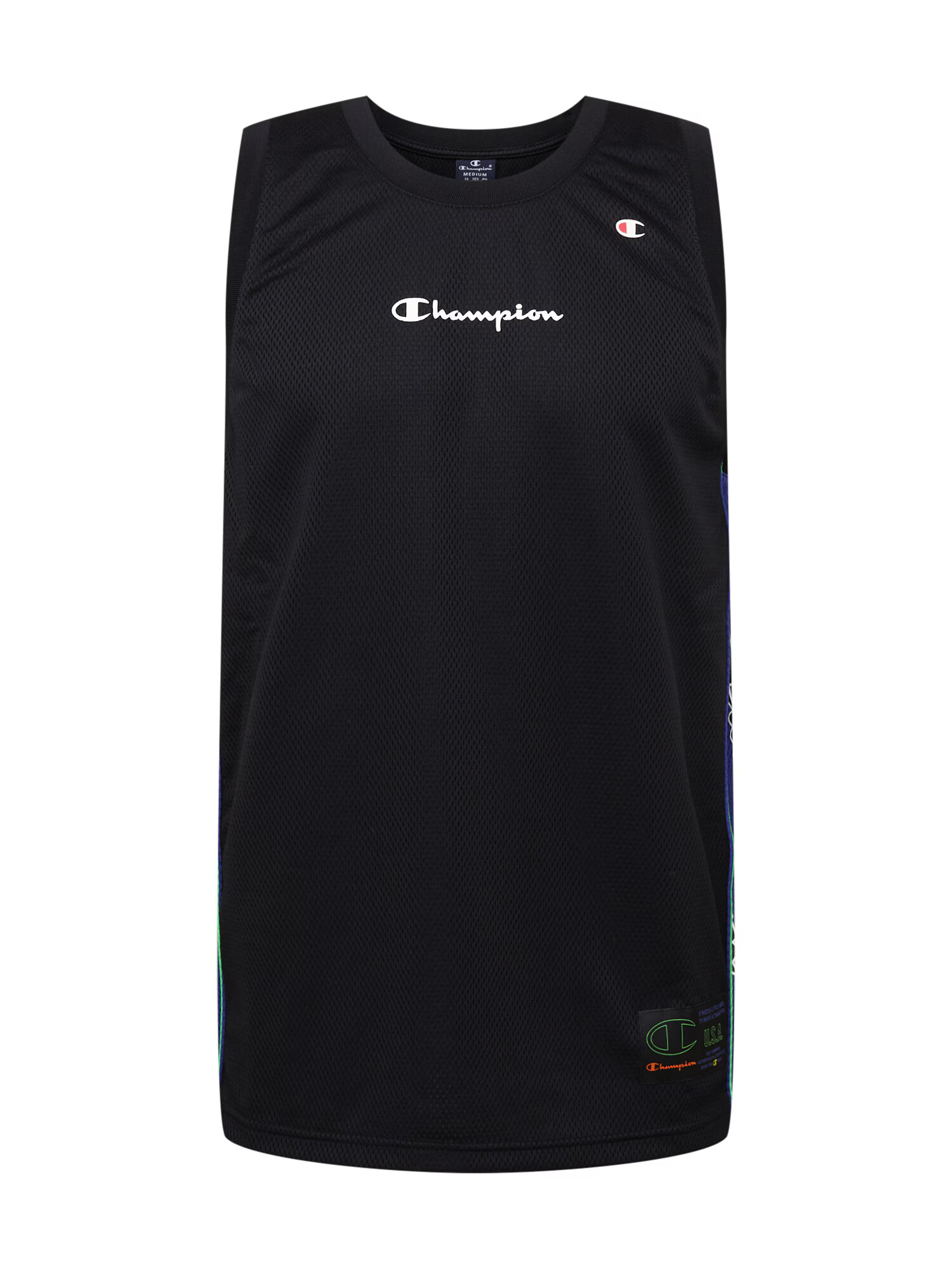 Champion Authentic Athletic Apparel Μπλουζάκι ναυτικό μπλε / κόκκινο φωτιάς / μαύρο / λευκό - Pepit.gr