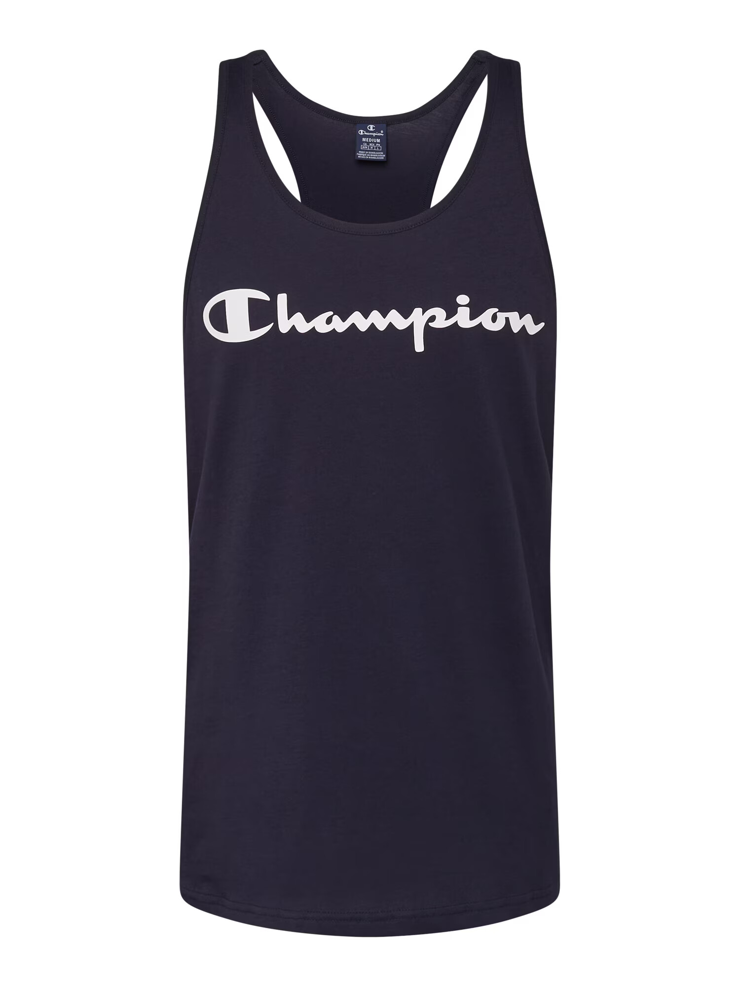 Champion Authentic Athletic Apparel Μπλουζάκι ναυτικό μπλε / λευκό - Pepit.gr