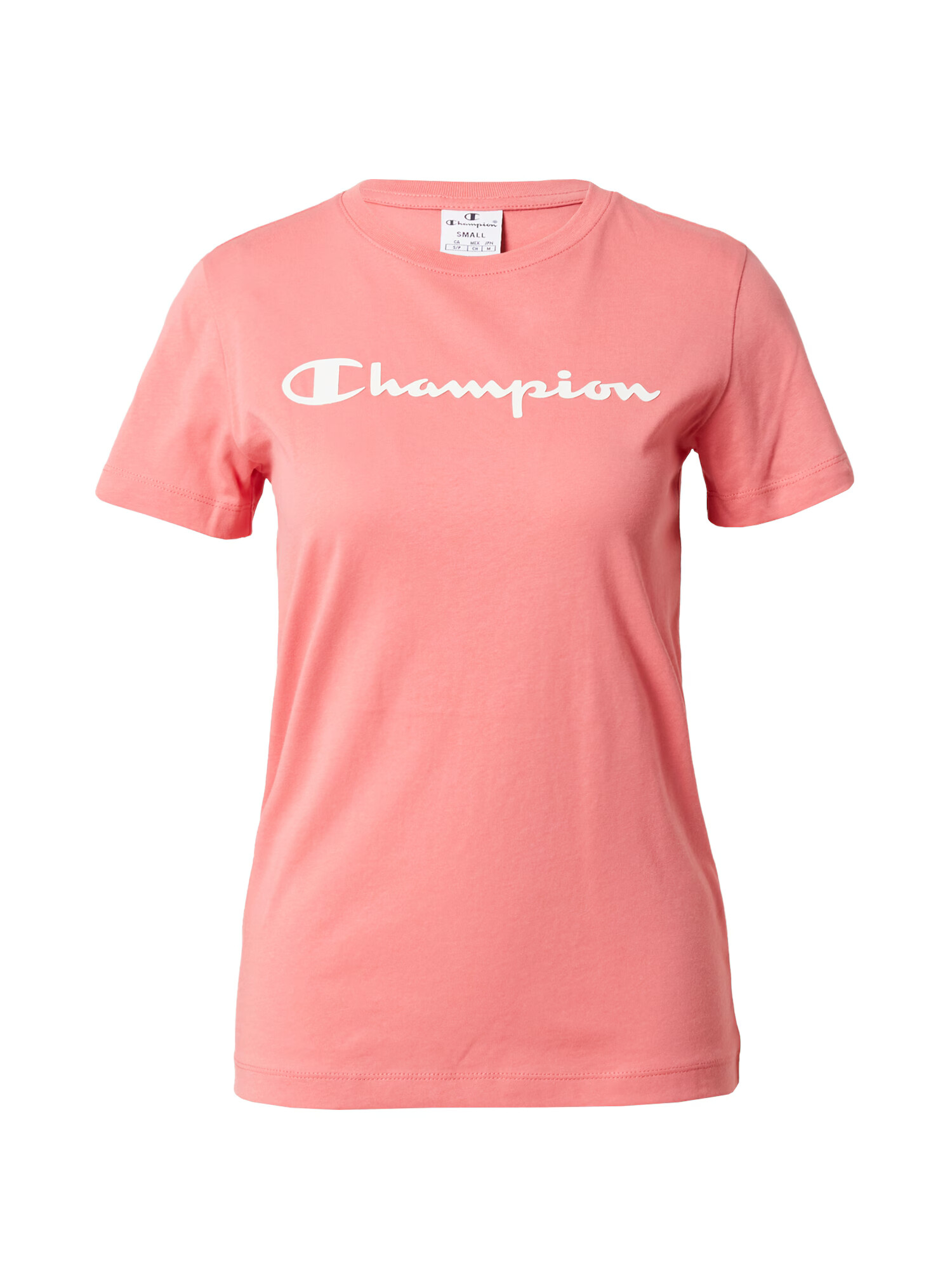 Champion Authentic Athletic Apparel Μπλουζάκι ροζ / λευκό - Pepit.gr