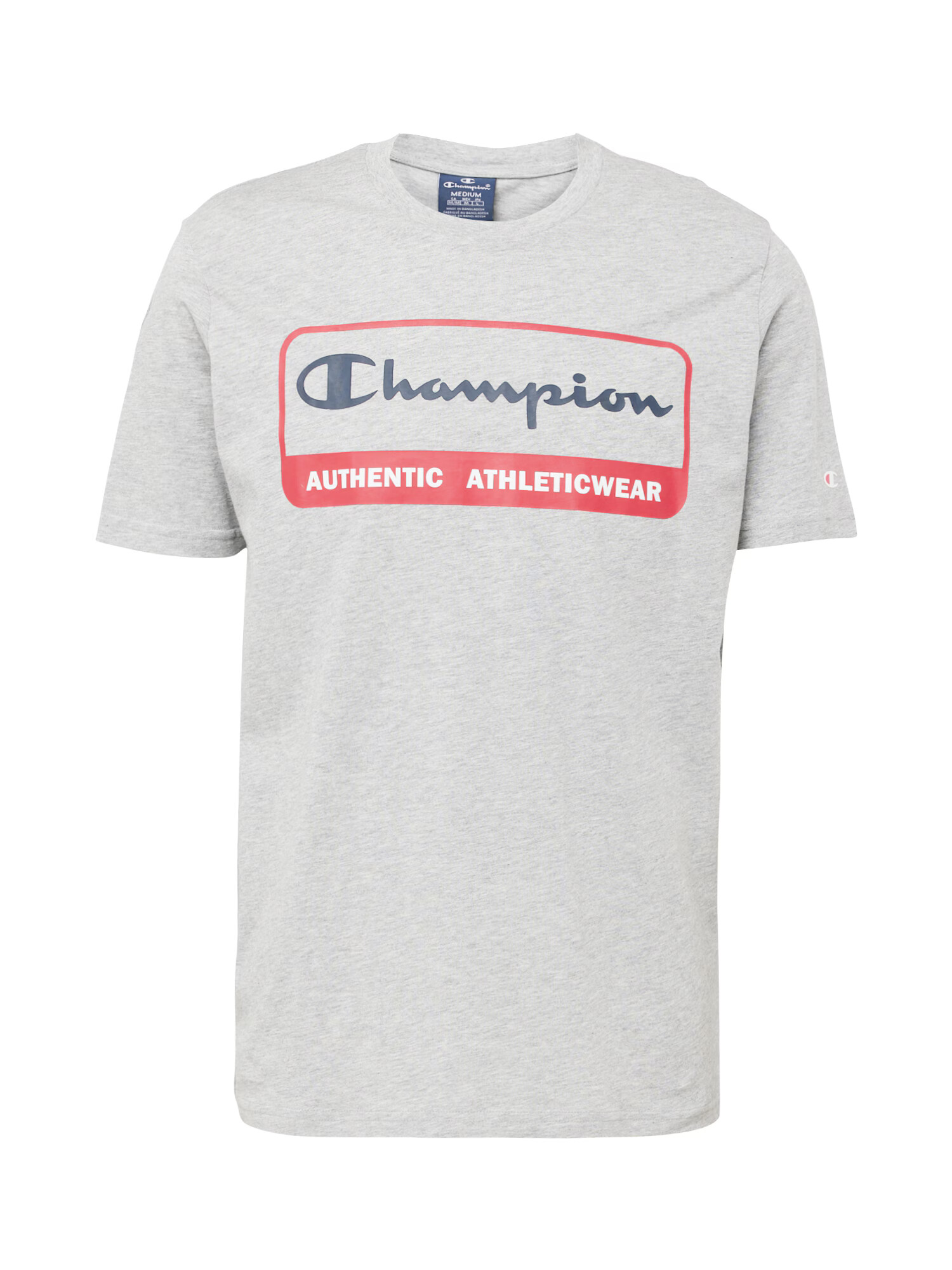 Champion Authentic Athletic Apparel Μπλουζάκι σκούρο μπλε / γκρι μελανζέ / κόκκινο - Pepit.gr