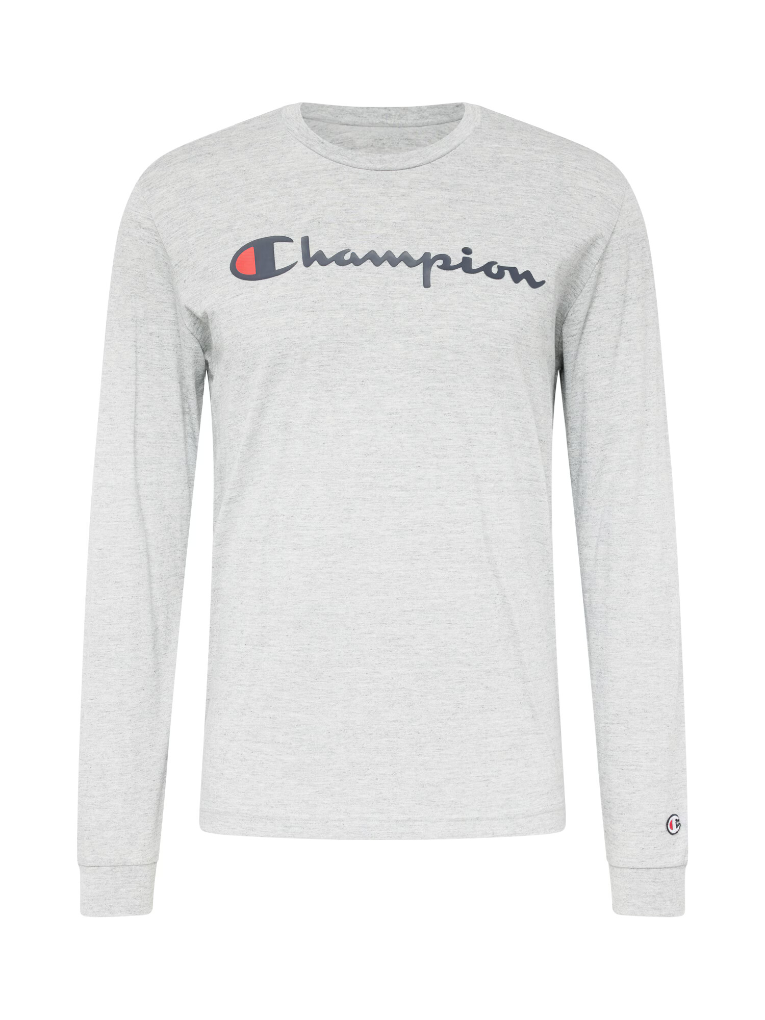 Champion Authentic Athletic Apparel Μπλουζάκι 'Classic' σκούρο μπλε / γκρι μελανζέ / πορτοκαλοκόκκινο - Pepit.gr