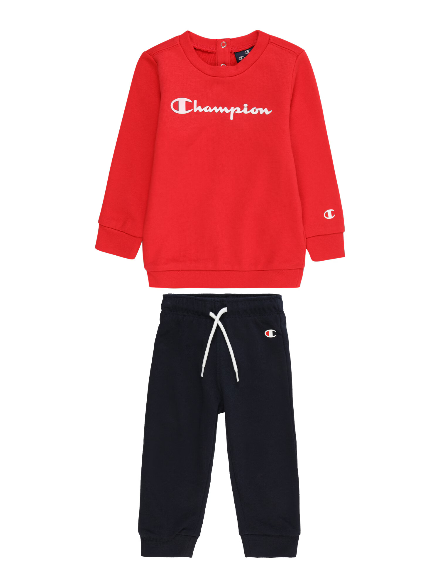 Champion Authentic Athletic Apparel Φόρμα κόκκινο / μαύρο / λευκό - Pepit.gr