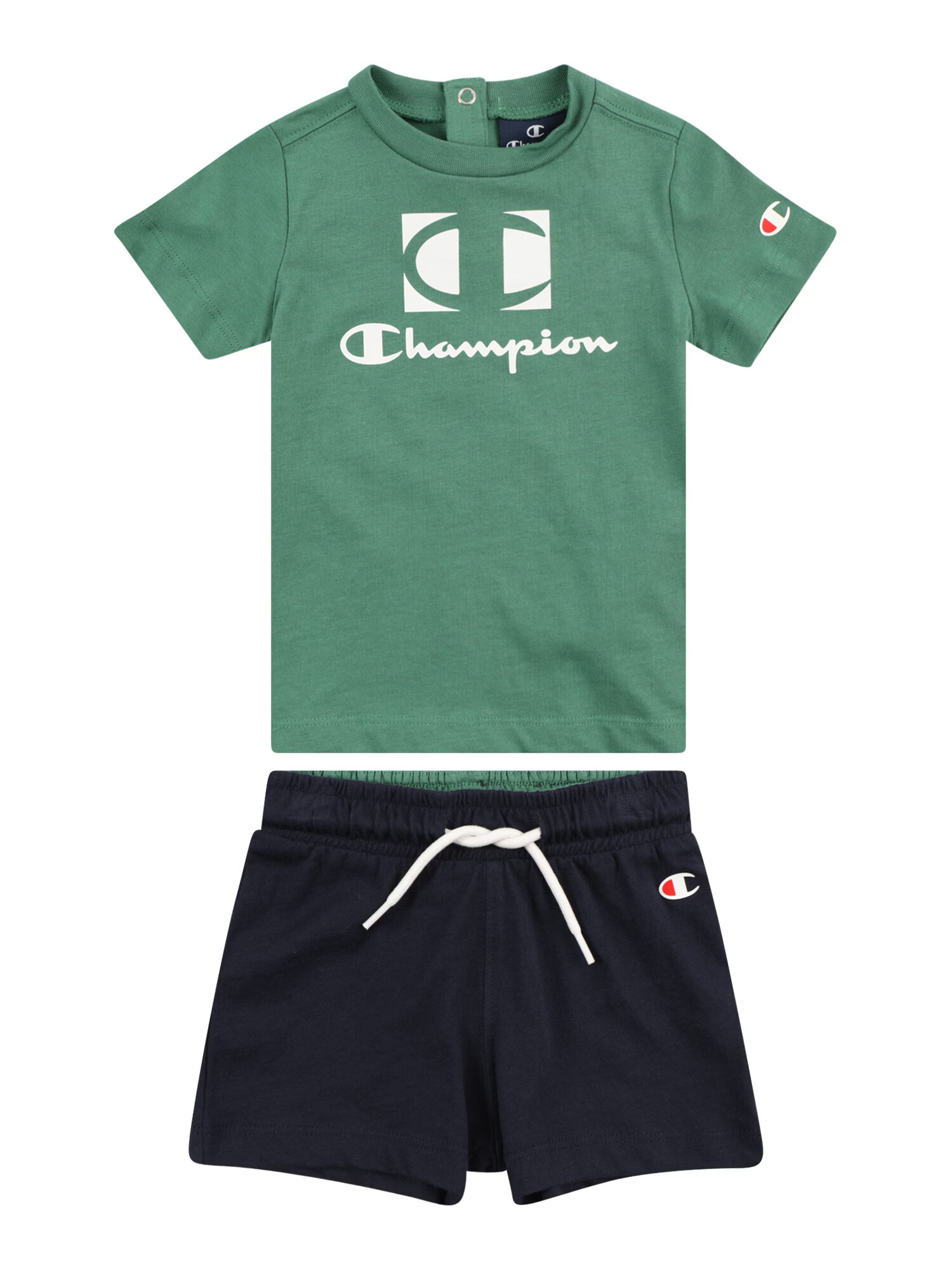 Champion Authentic Athletic Apparel Φόρμα μπλε νύχτας / σμαραγδί / κόκκινο / λευκό - Pepit.gr