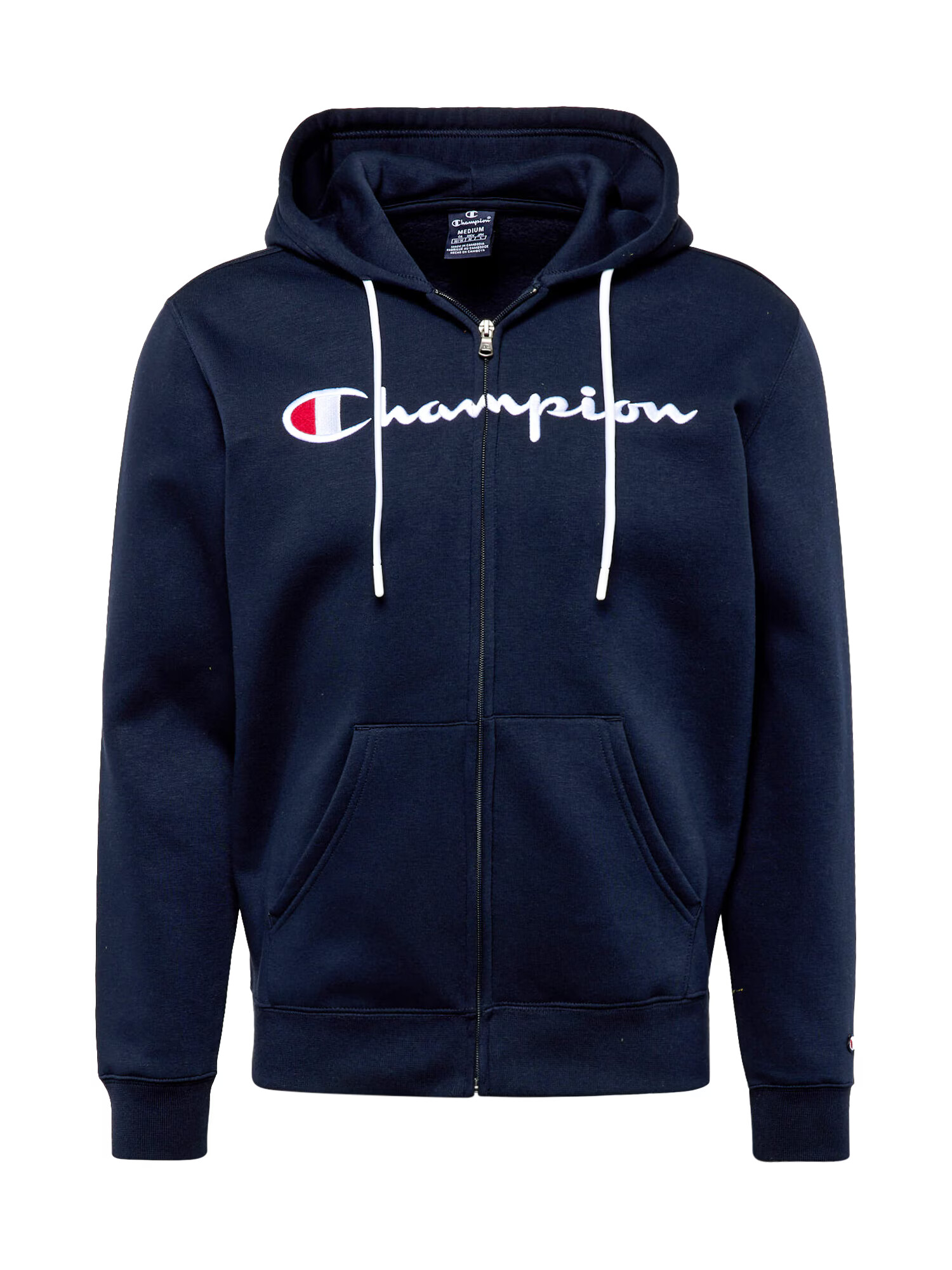 Champion Authentic Athletic Apparel Ζακέτα φούτερ σκούρο μπλε / κόκκινο / λευκό - Pepit.gr