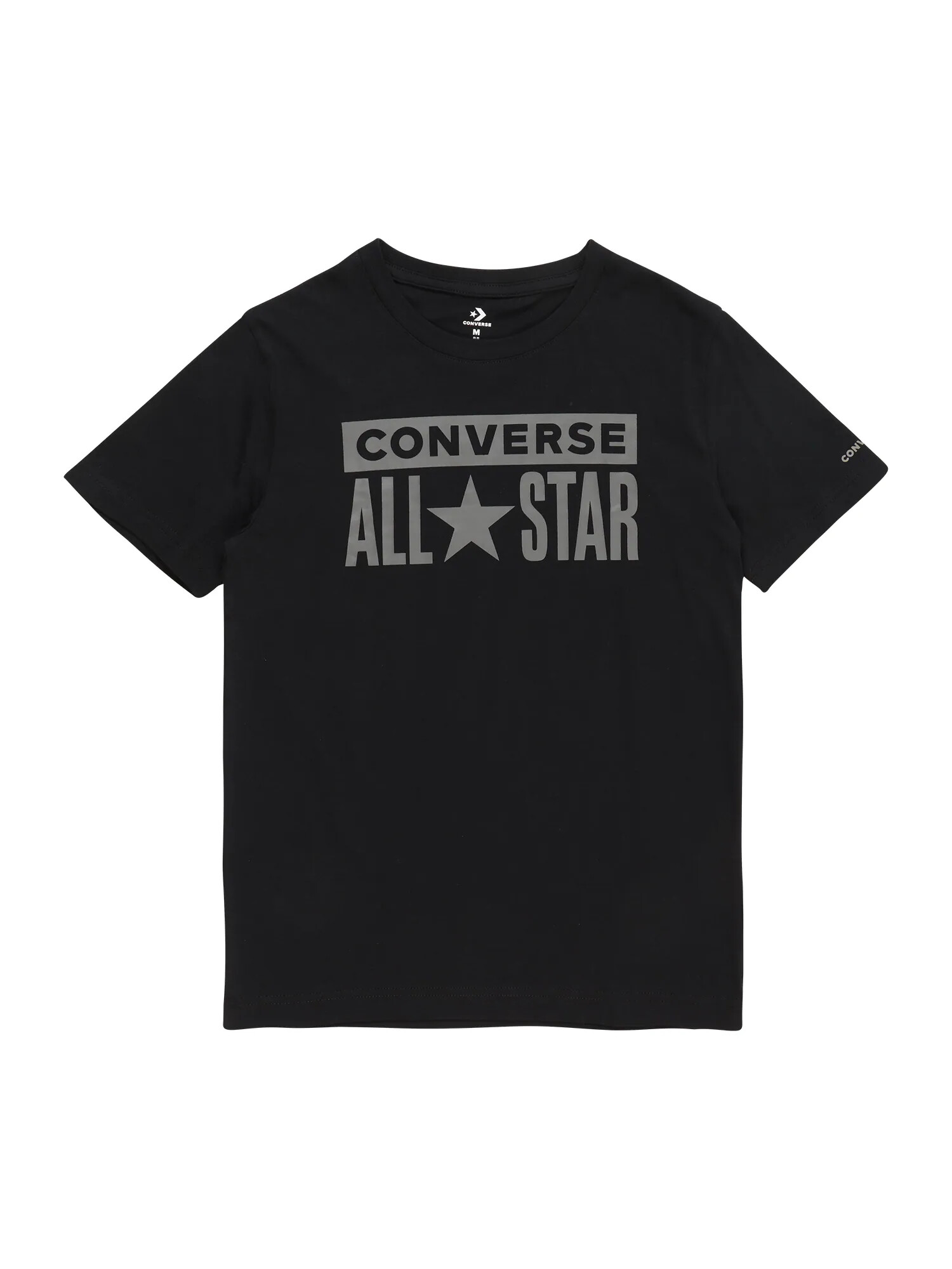 CONVERSE Μπλουζάκι 'ALL STAR' σκούρο γκρι / μαύρο - Pepit.gr