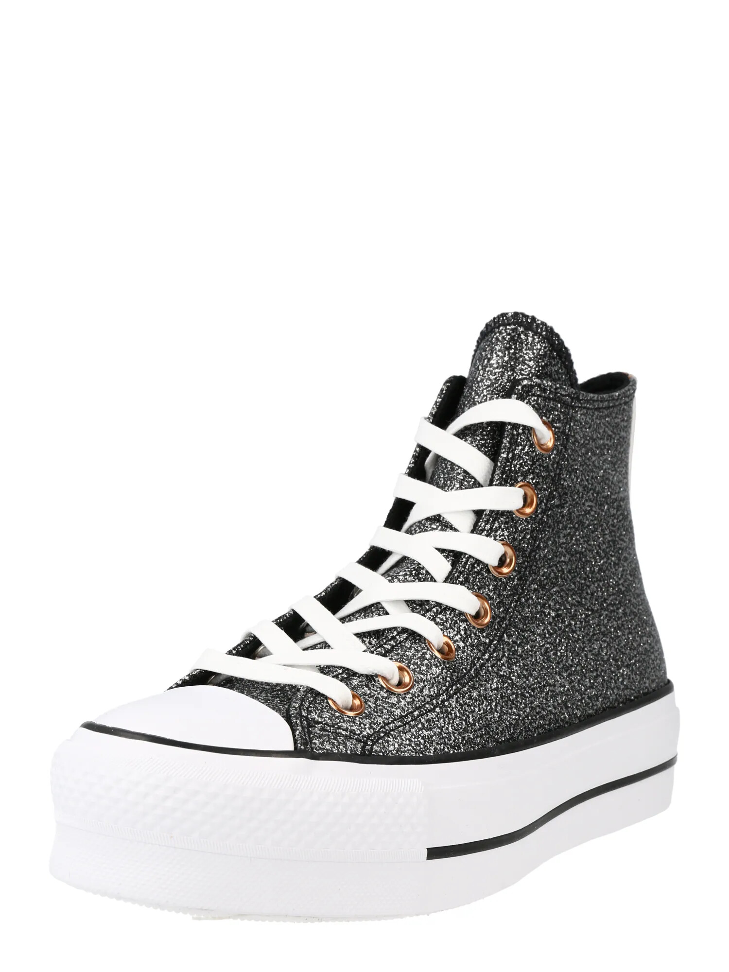 CONVERSE Σνίκερ ψηλό 'Chuck Taylor All Star' καφέ σκουριάς / μαύρο / ασημί / λευκό - Pepit.gr