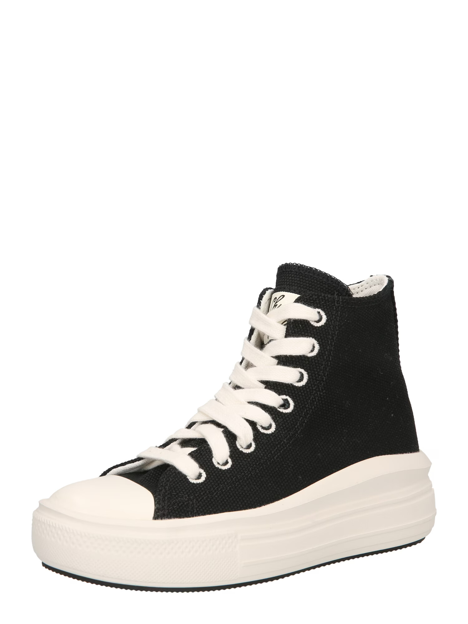 CONVERSE Σνίκερ ψηλό 'Chuck Taylor All Star Move' μαύρο / λευκό - Pepit.gr