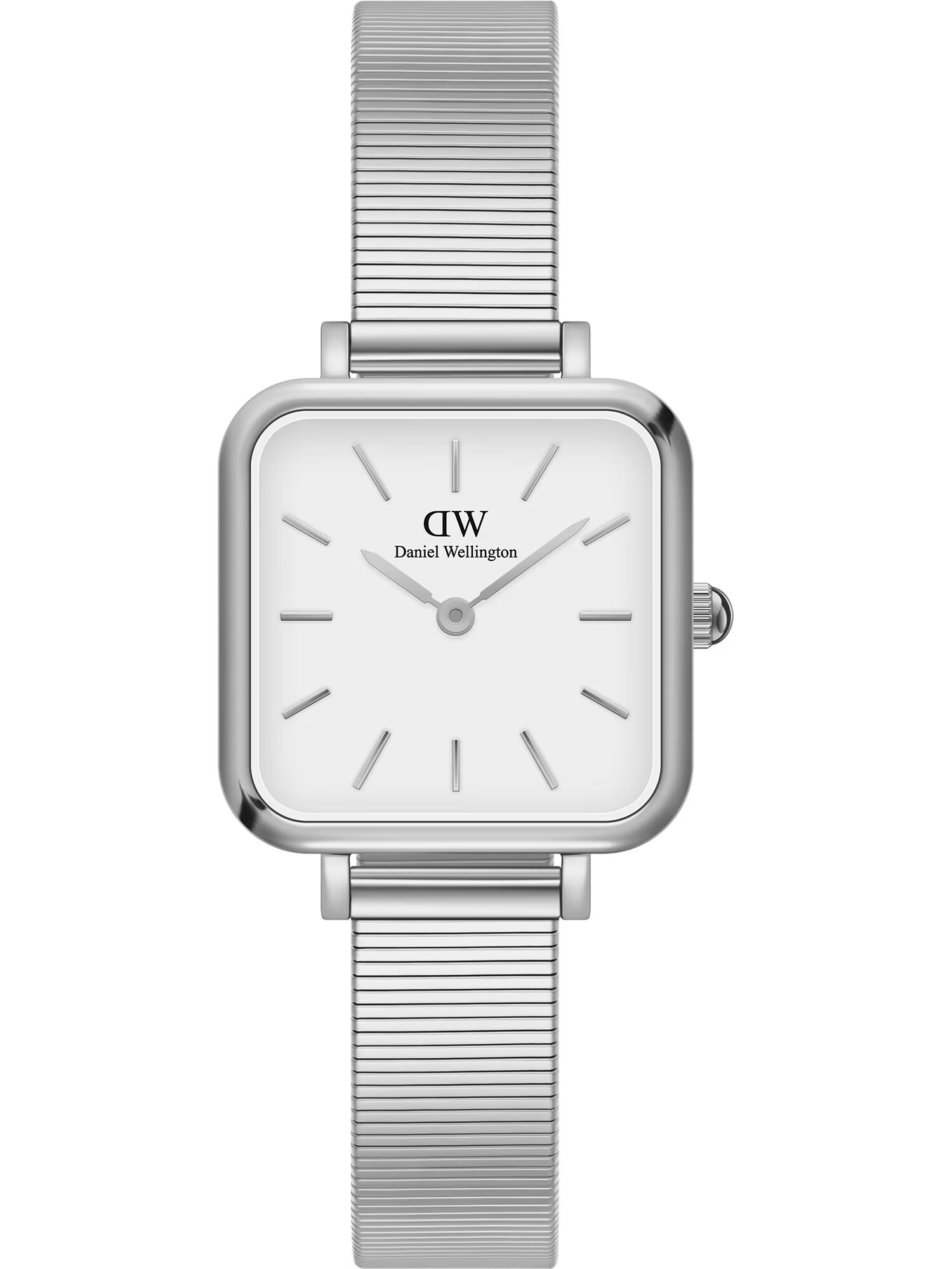 Daniel Wellington Αναλογικό ρολόι 'Quadro Studio S White' ασημί / λευκό - Pepit.gr