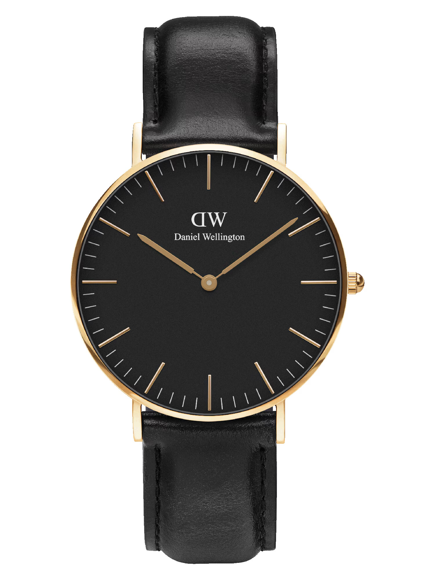 Daniel Wellington Αναλογικό ρολόι 'Sheffield' χρυσό / μαύρο / λευκό - Pepit.gr