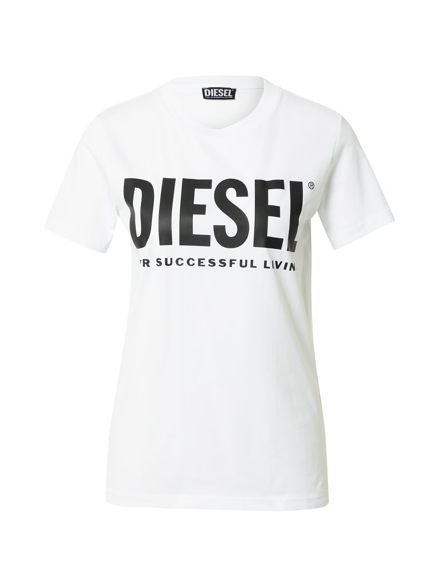 DIESEL Μπλουζάκι μαύρο / offwhite - Pepit.gr