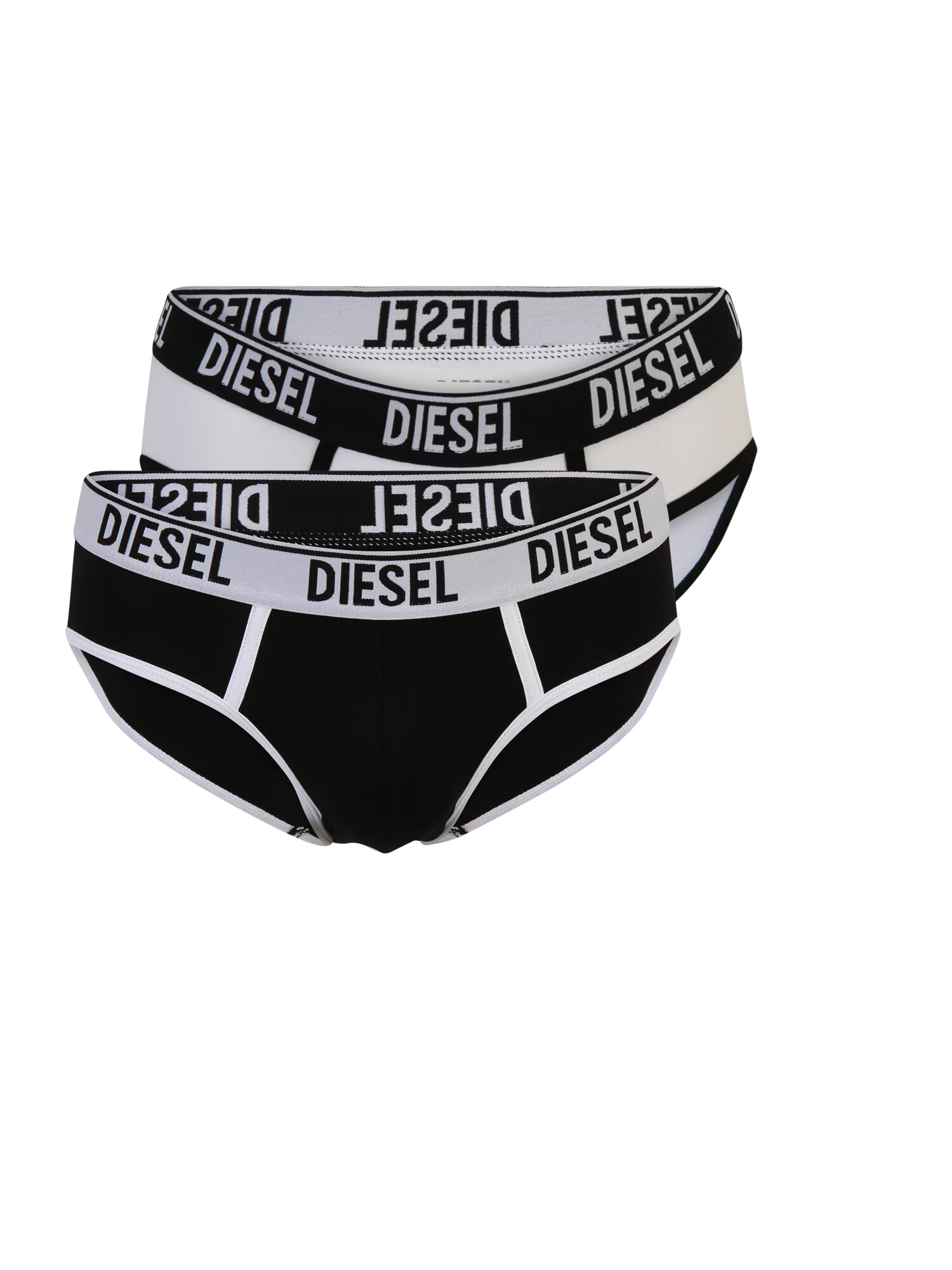 DIESEL Σλιπ 'ANDRE' μαύρο / offwhite - Pepit.gr