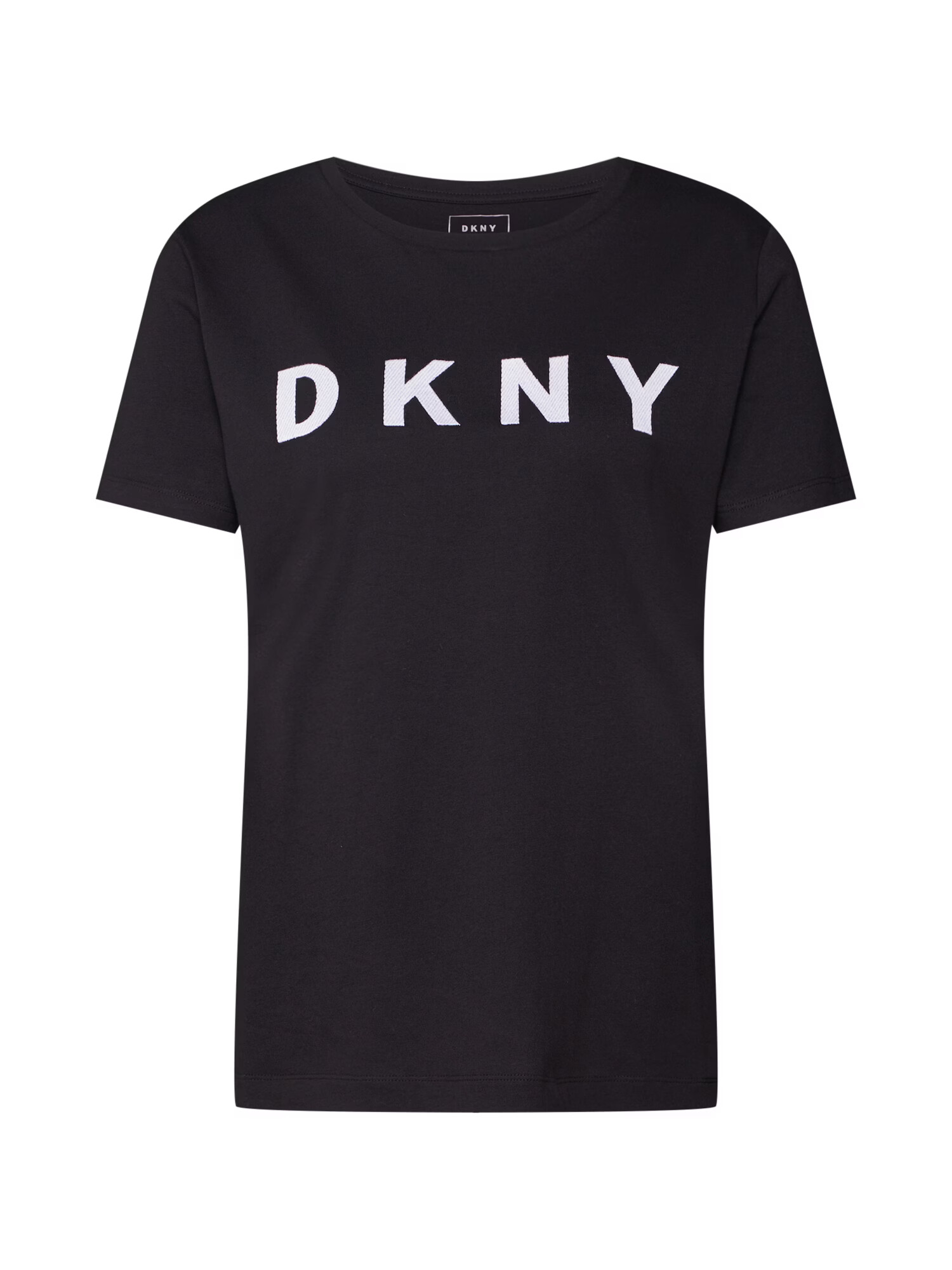 DKNY Μπλουζάκι 'FOUNDATION' μαύρο / λευκό - Pepit.gr