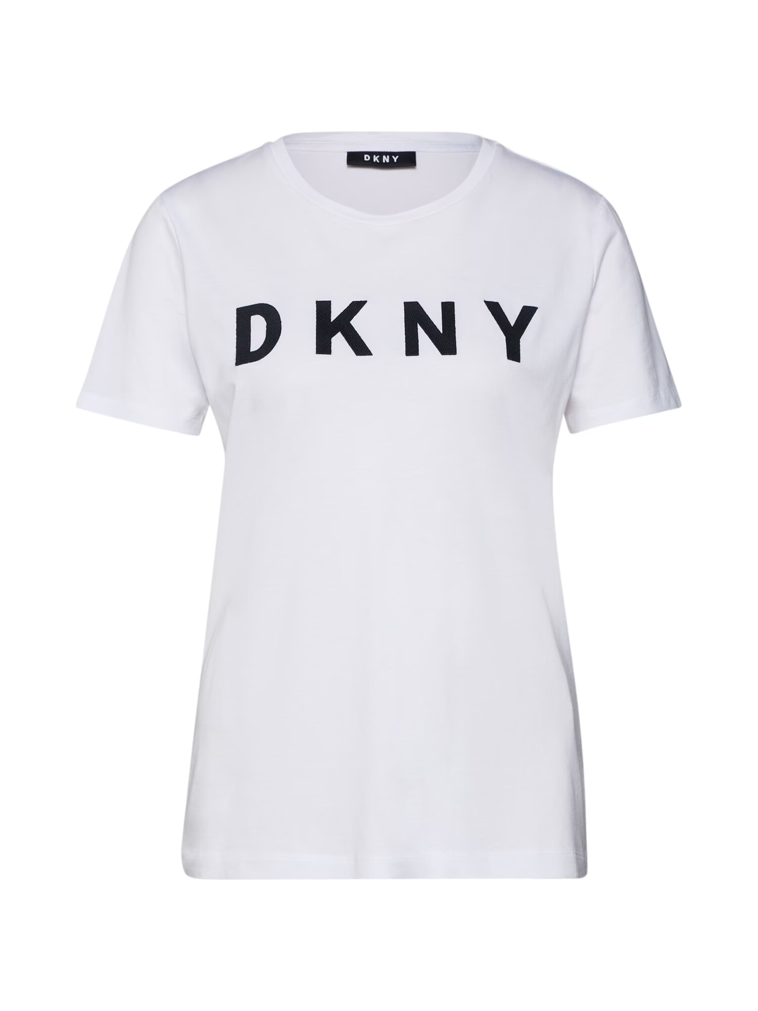 DKNY Μπλουζάκι 'FOUNDATION' μαύρο / λευκό - Pepit.gr